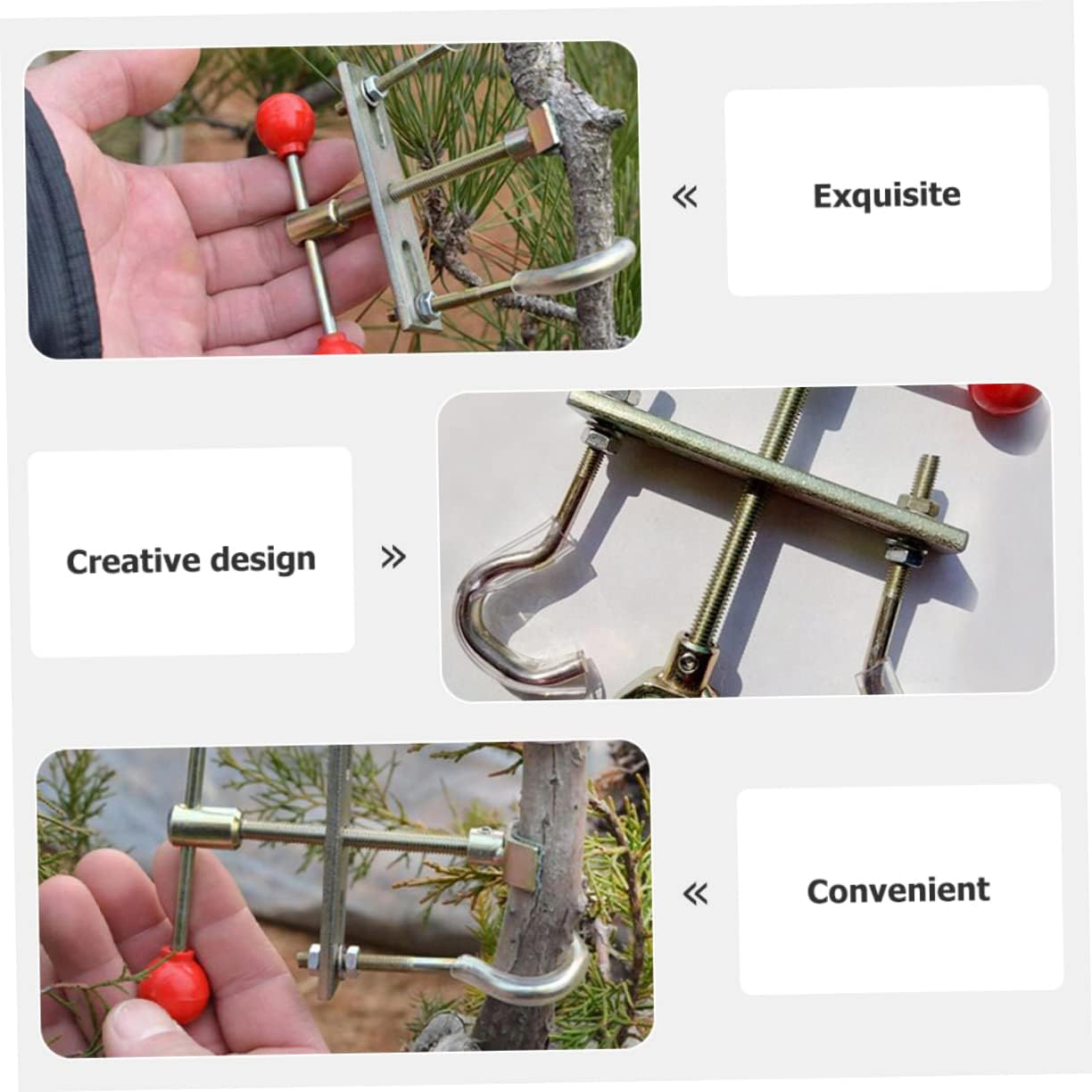 3Pcs Bonsai Styling Tool Branch Regulator Trunk Bender Easy Operation Bending Tool image number 5