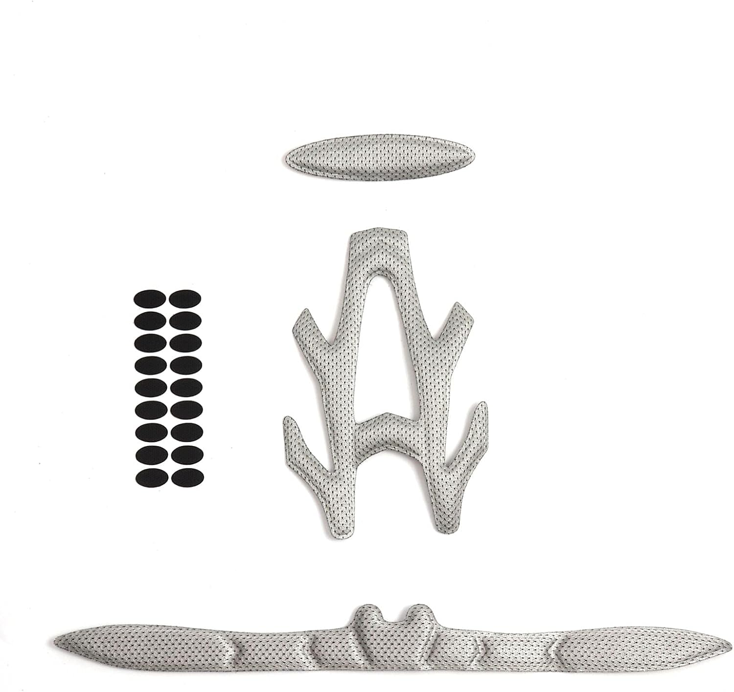 Helmet Inner Padding Foam Pads Kit Sealed Sponge Protective Lining Protection Liner Cushion Mat Set for Outdoor Sports Cycling Bike Motorcycle Bicycle Riding Accessories - Red image number 3