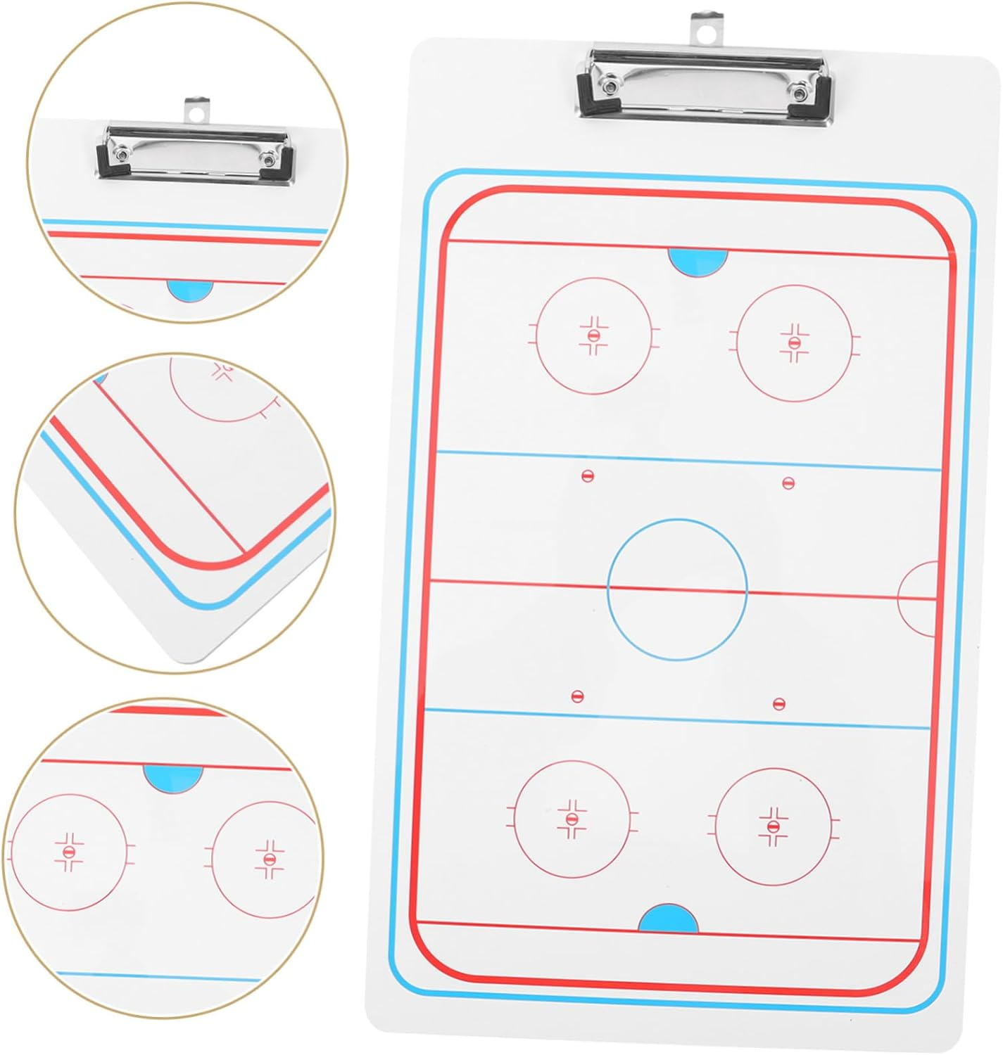 Yardwe Ice Hockey Board Reusable Match Hockey Clipboard Match Board Training Board Board for Game Planning Match Home Plate Softball Competition Board PVC image number 3