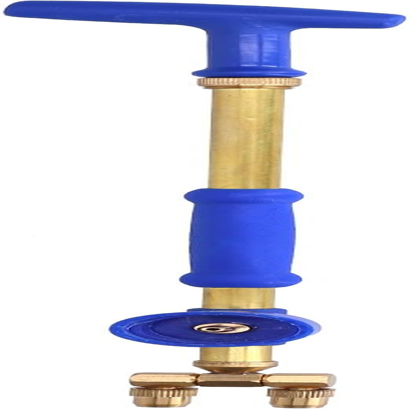 Garden Sprayer, with Double Nozzles G3/4 Female Thread Water Sprinkler, Telescopic Copper Rod Spray Misting, Water Jet image number 3