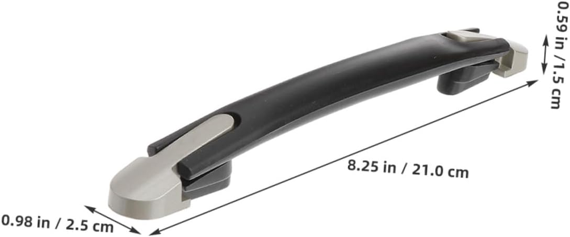 Holibanna 2Pcs Replacement Luggage Handles with Combination Lock Ergonomic Plastic Pull Grip for Suitcase Travel Bags Easy to Install Secure Carry Handles for Travel Gear image number 5