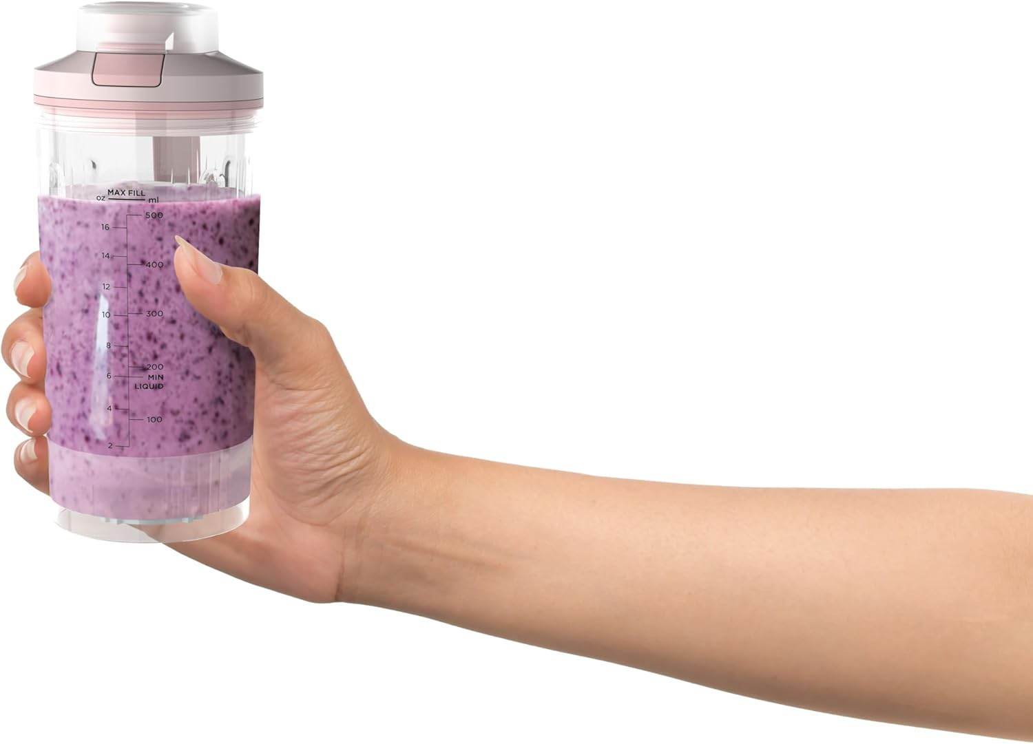 Ninja Blast Max Cordless Portable Blender, Dusty Pink image number 6