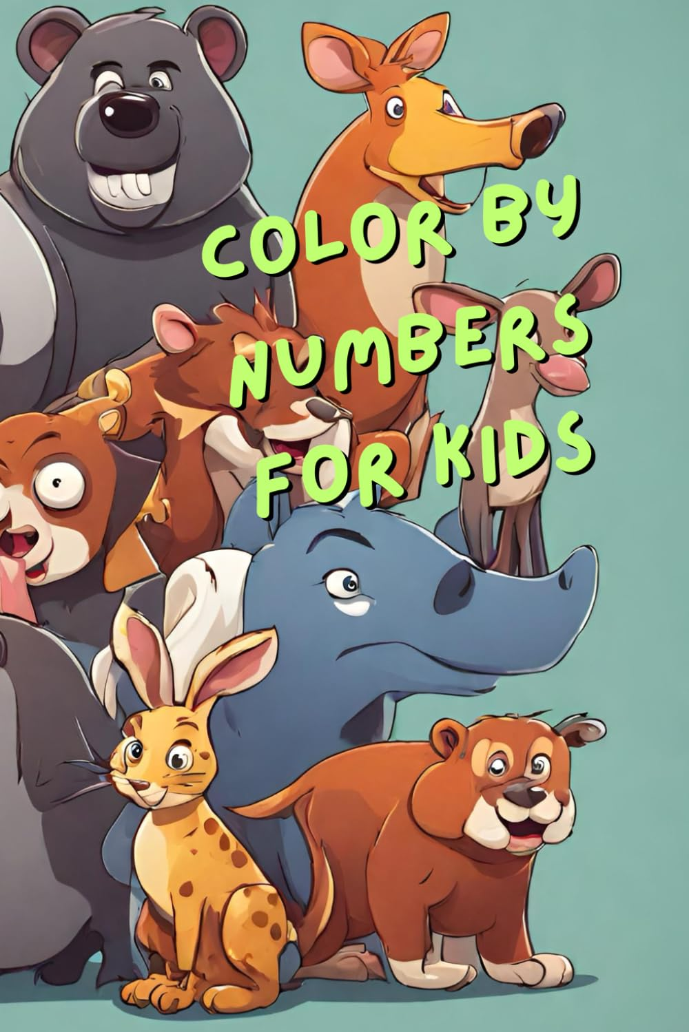 Children&rsquo;S Color by Number, 6 in X 9 In, Cute and Simple Designs image number 1
