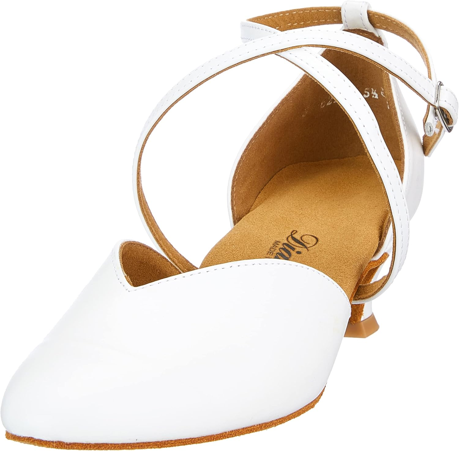 Diamant Ladies Dance Shoes 107-013-033 - Size: UK 6 White image number 2