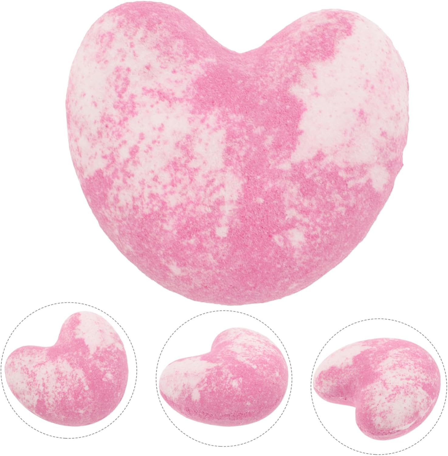 Outanaya Heart Bath Salt Bomb Plant Essence Aromatherapy Shower Tablet for Women
