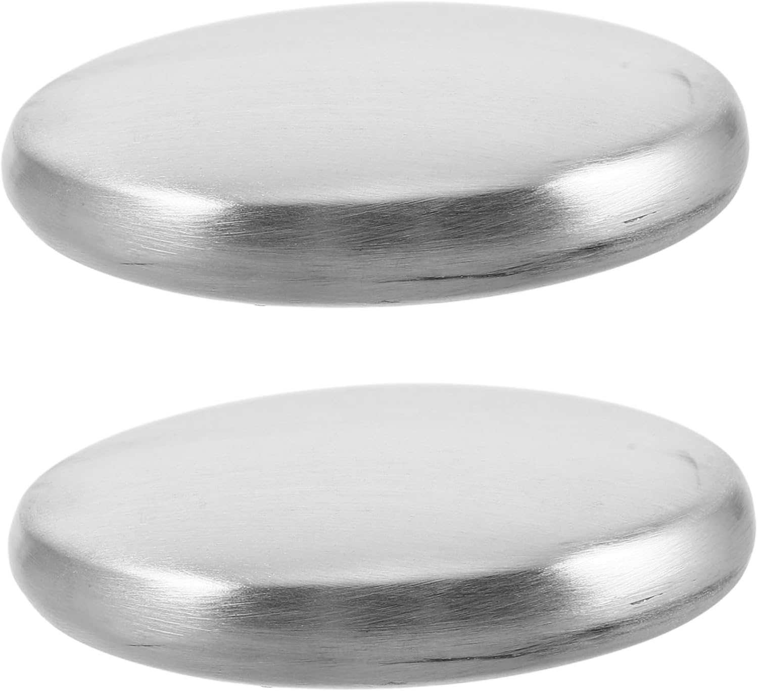 BIUDECO 2Pcs Stainless Steel Soap Bars Odor Remover Soap for Hands Home Kitchen