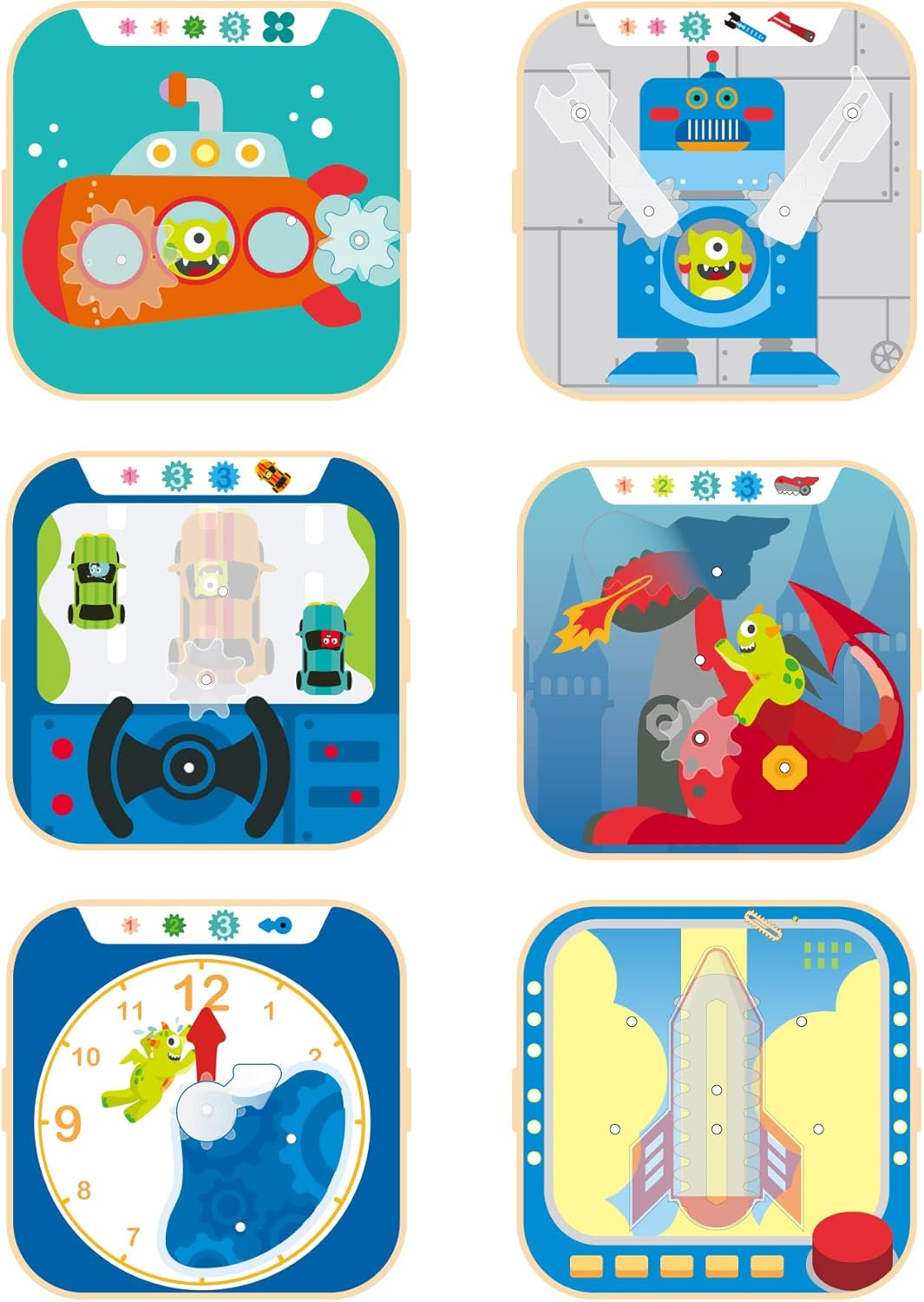 Hape Cogworks Experimental Playset &ndash; Interactive Engineering & STEM Learning Toy for Kids 3+ | Hands-On Science Kit for Early Development & Creativity image number 2