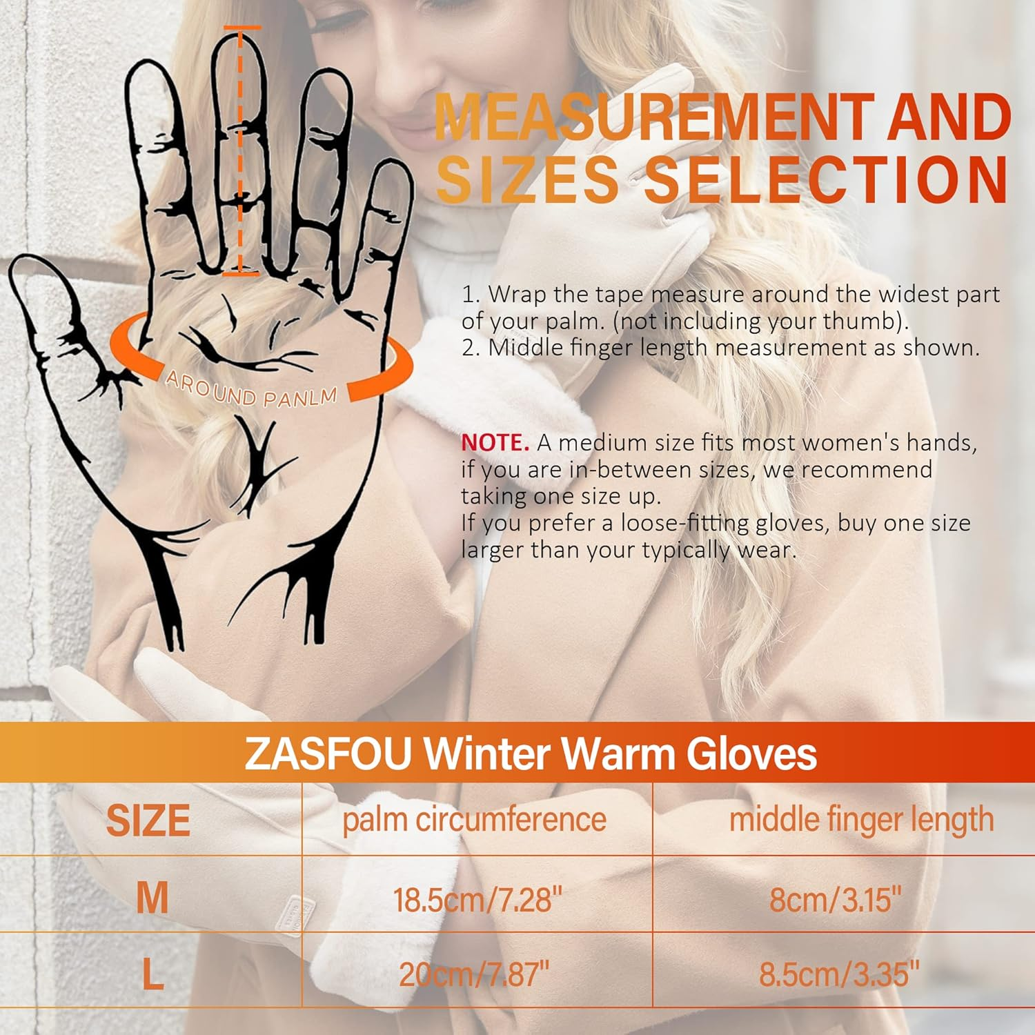 Womens Winter Warm Touchscreen Texting Gloves with Thermal Fleece Lined for Cold Weather - Pink image number 3