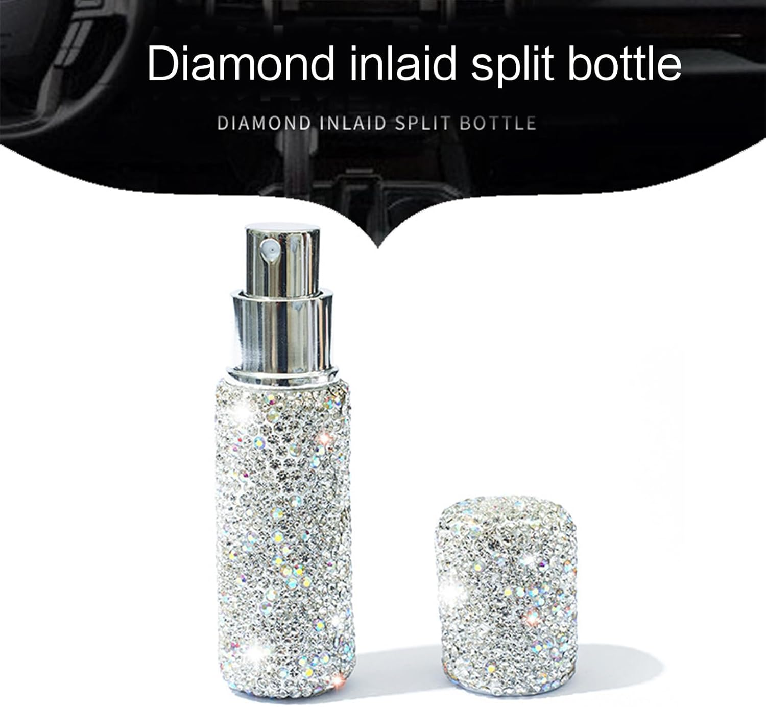 YIGZYCN 10Ml Atomizer Travel Sub Bottle Portable Glass Refillable Perfume Bottle Pump Cosmetic Container