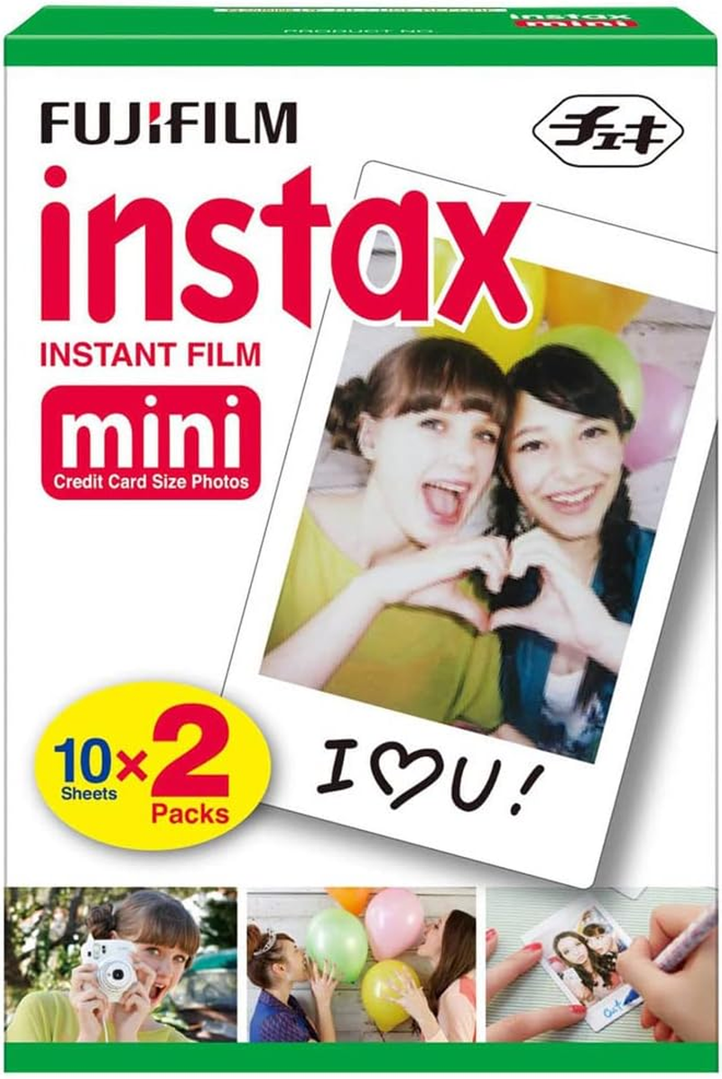 Fujifilm Instax Mini Instant Film, 10 Sheets of 5 Pack &times; 2 (100 Sheets) image number 2