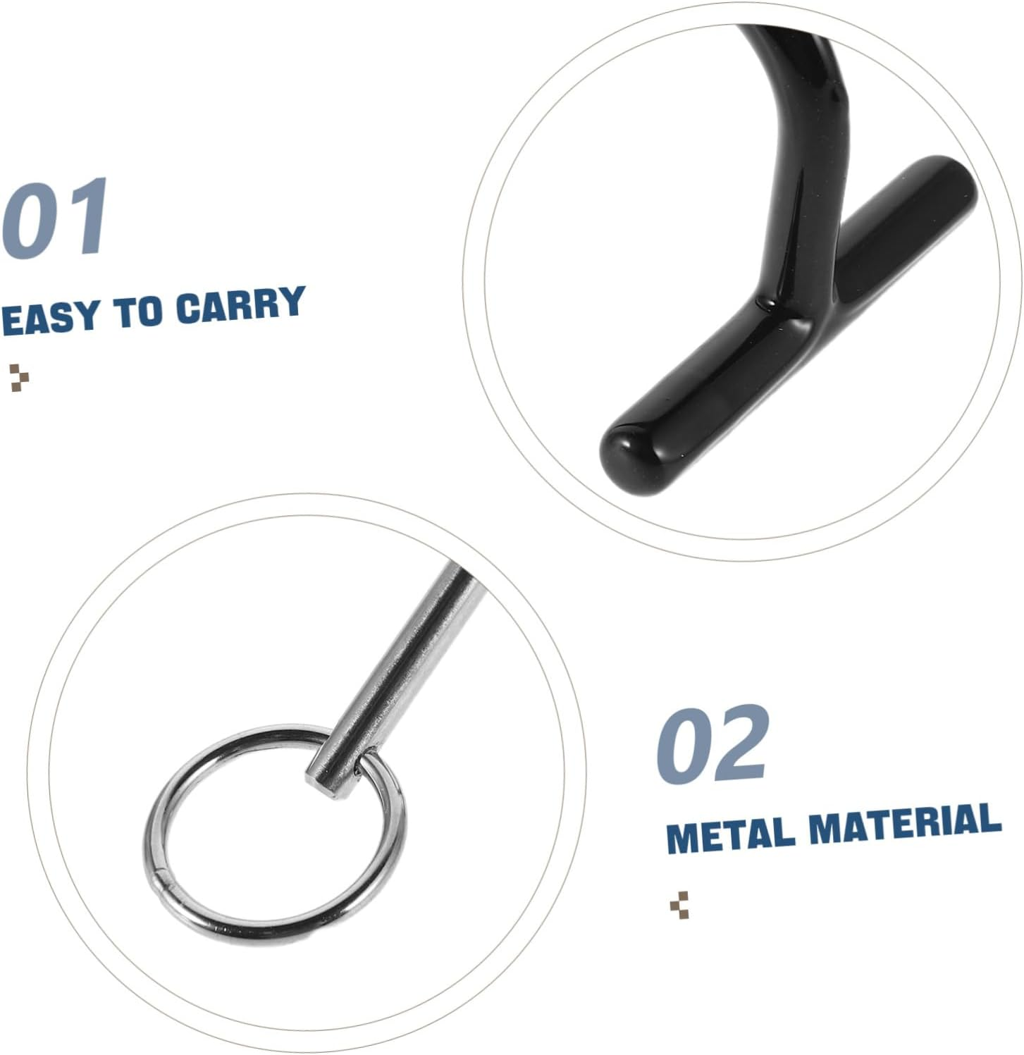 JECOMPRIS Paintless Dent Removal Rods Auto Body Support Rod Heavy Duty Automotive Tool Hail Damage Leveraging Accessory for Maintenance image number 5