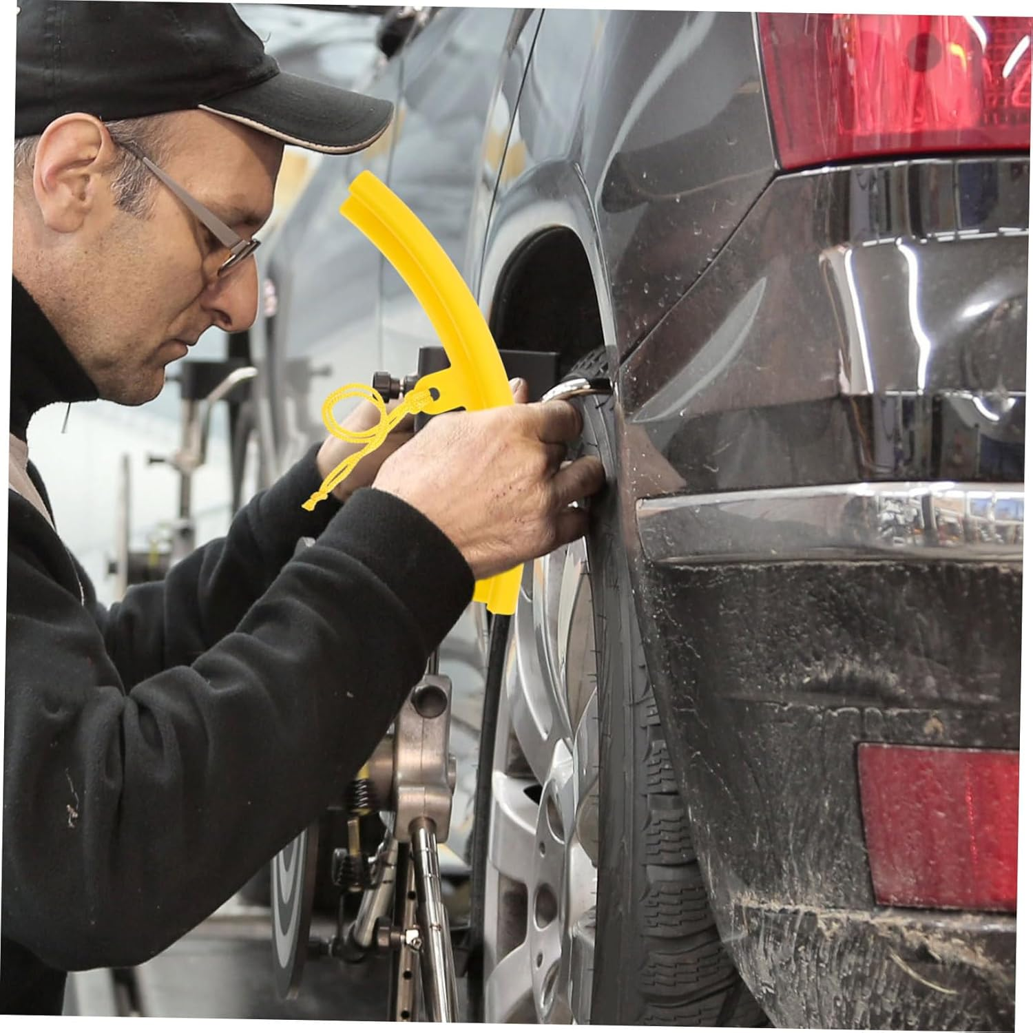 HORIALENCE 2Pcs Rim Protectors for Car and Motorcycle Thick Wear-Resistant Wheel Rim Protectors Scratch Prevention Stylish Design for Enhanced Vehicle Aesthetics Automotive Accessories image number 3