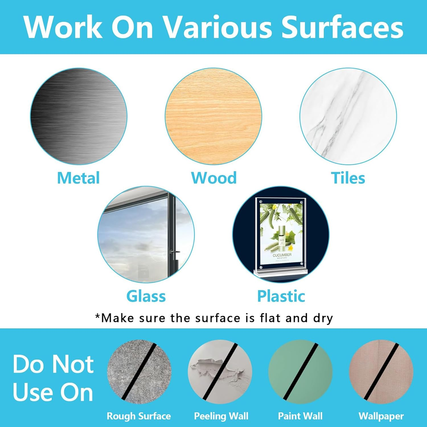 100PCS Adhesive Cable Clips, Wire Organizer Cord Management, Cable Staples Outdoor Strong Cord Clips for Wall, Desk, Christmas Lights, String Lights, TV PC Ethernet Cable, Black Small