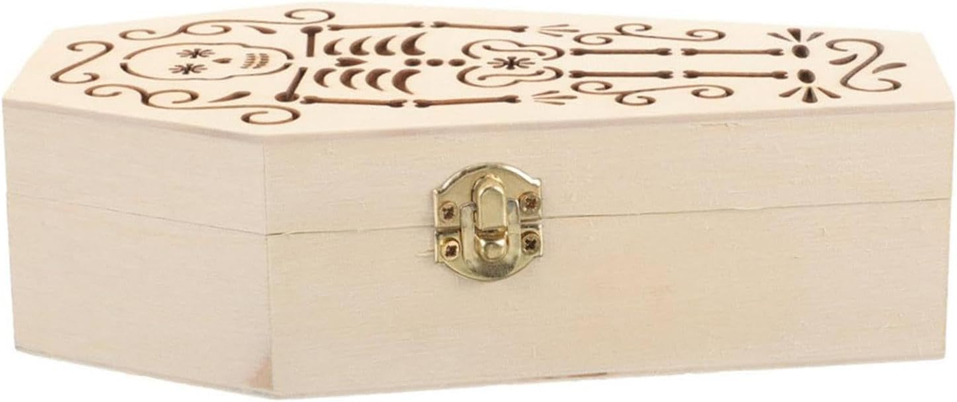 Wooden Dog Urns for Ashes | Engraved Dog Memorial Urn - Coffin Shape Storage Case, Commemorative Pet Burial Accessories for Farewell Ceremony image number 6