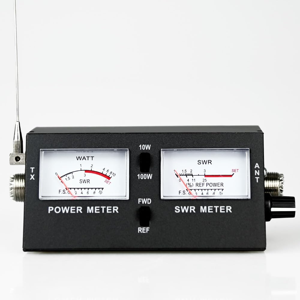 SWR Meter & Power Meter | Thunderpole SWR 171 for CB Radio | 26-30 Mhz 100W Includes a FREE Antenna Tuning Guide