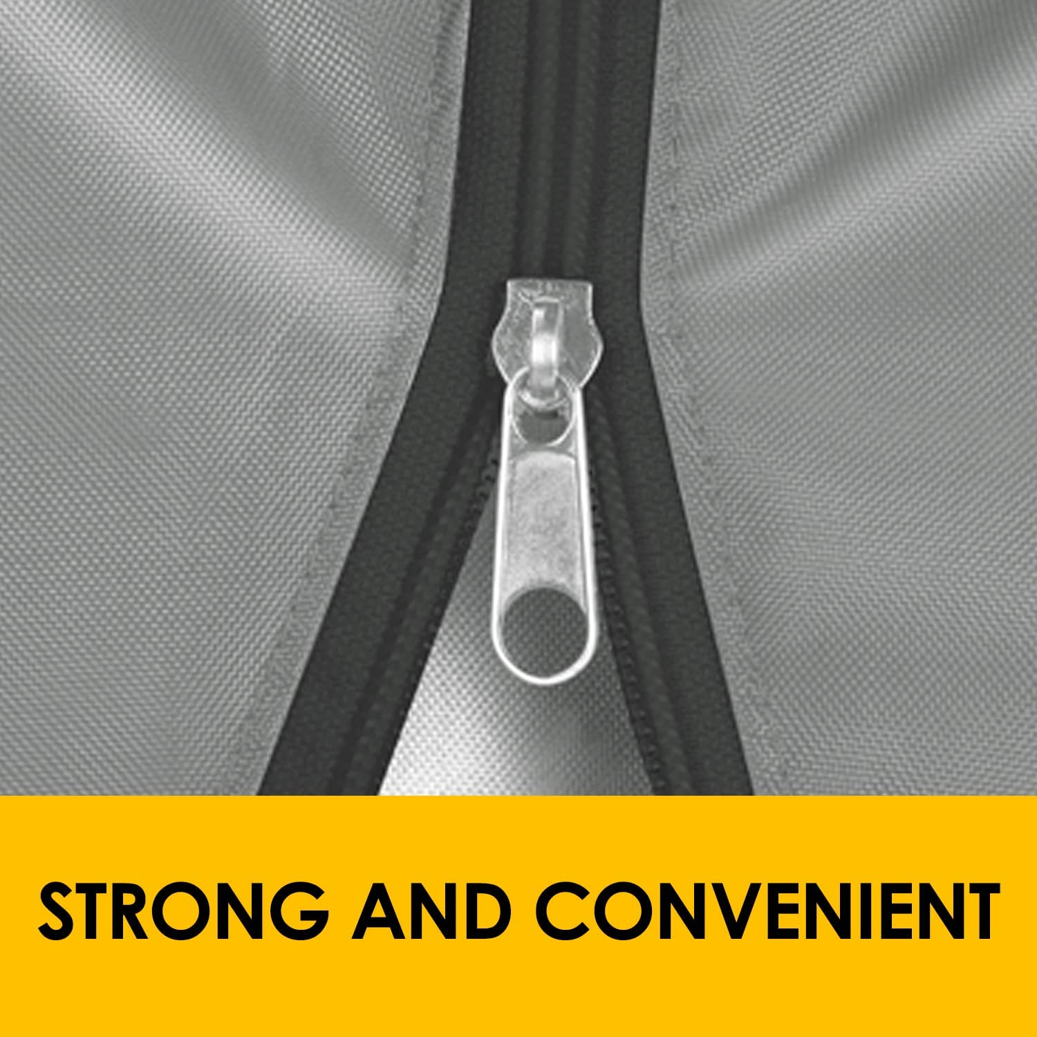 KOZYARD Outdoor Hanging Swing Egg Chair Cover Oxford Fabric Patio Single Seat Cover Waterproof Anti-Dust with Zipper 420D Oxford Fabric for Most Outdoor Swing Chair Dust Protector 115X190Cm image number 4