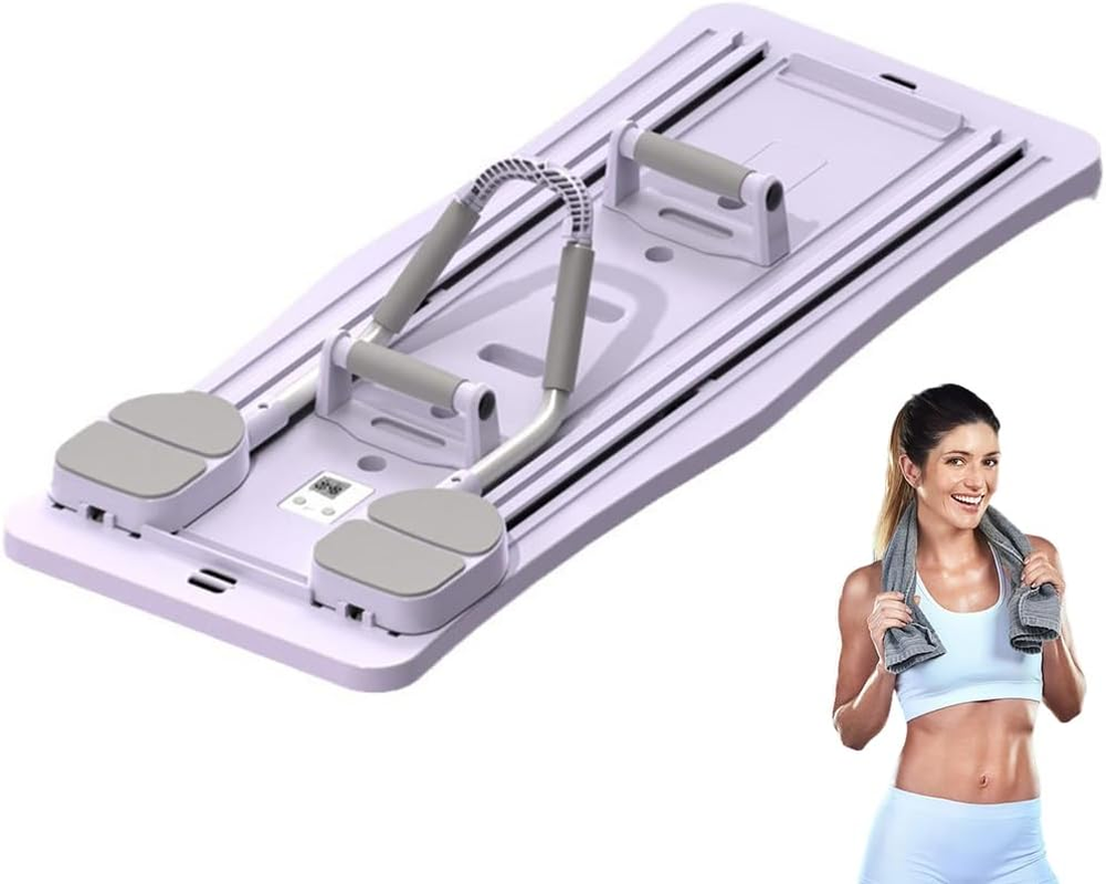 HPAMR Pilates Board Reformer Set, Pilates Board, Multifunctional Abdominal Pilates Board Reformer, Home Core Workout Equipment, Pilates Exercise Machine, Portable Ab Board Trainer image number 2