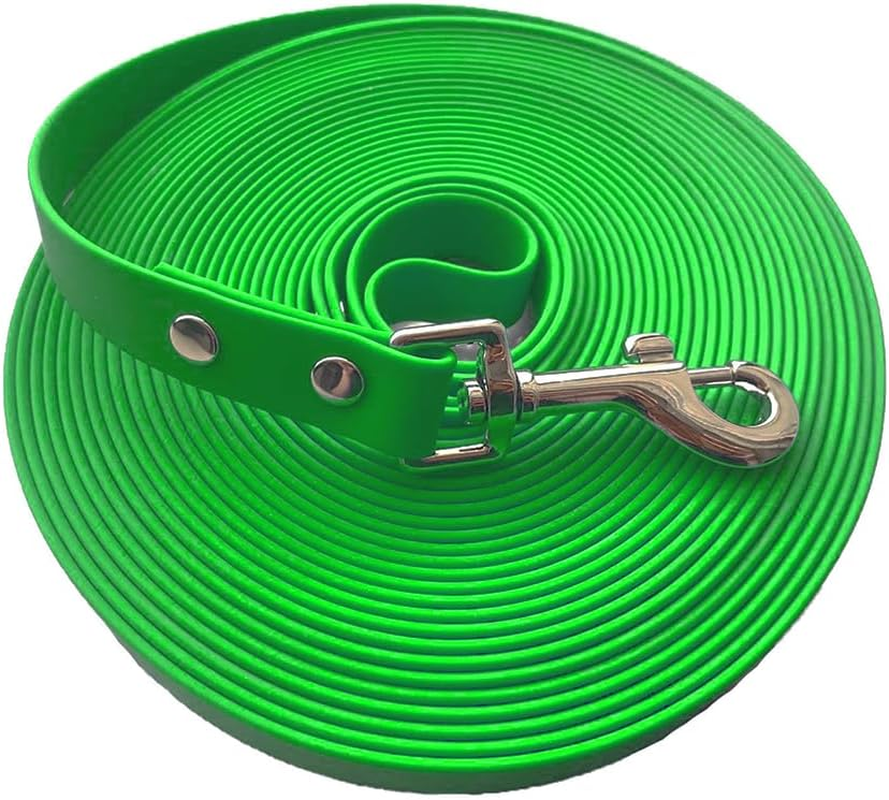 Waterproof Training Dog Leash | 300CM Standard Dog Leash Suitable for Training Small Medium Large Dogs | Easy to Clean Long Dog Leash with Recall Long Lead. (Orange, 300CM)