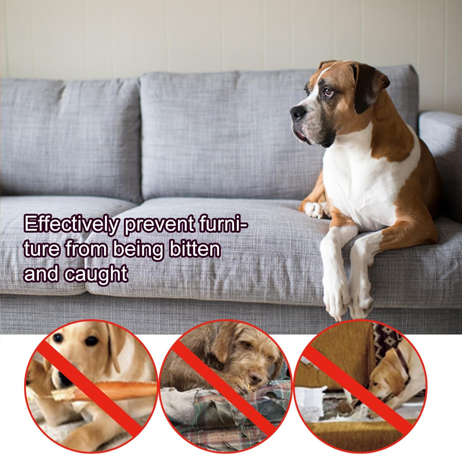 Anti Chew Spray for Dogs and Cats, Anti-Chew Spray, Anti-Nibble Spray, Bitter Spray for Dogs and Cats, anti Chew Spray for Dogs Puppies, anti Nibble Spray Training for Dogs Cats 30 Ml image number 4