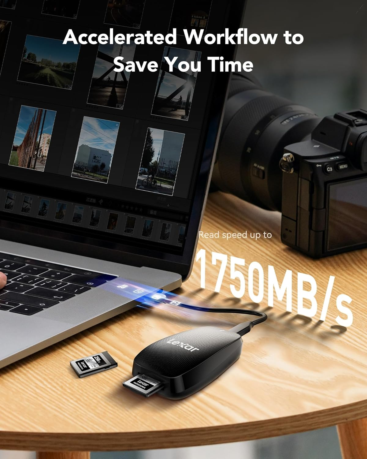 Lexar Professional SILVER Series 256GB Cfexpress Card, Type B Cfe Card up to 1750Mb/S Read, CF Card Adopt Pcie Gen3X2, CF Memory Card Compatible with DSLR, Backward with XQD Camera (LCXEXSL256G-RNENG) image number 4