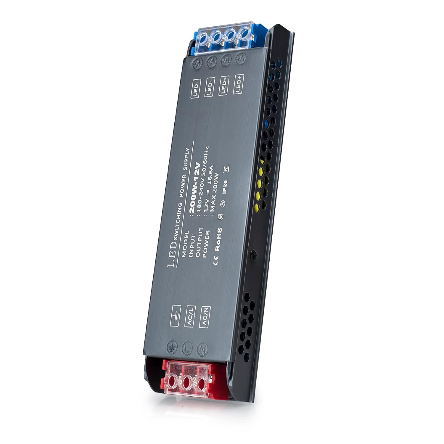 LED Driver 12V 400W, BRIMETI LED Transformer Slim LED Power Supply 33.3A Adapter AC 240V to 12V DC Low Voltage, Constant Voltage, Suitable for LED Light Strip image number 6