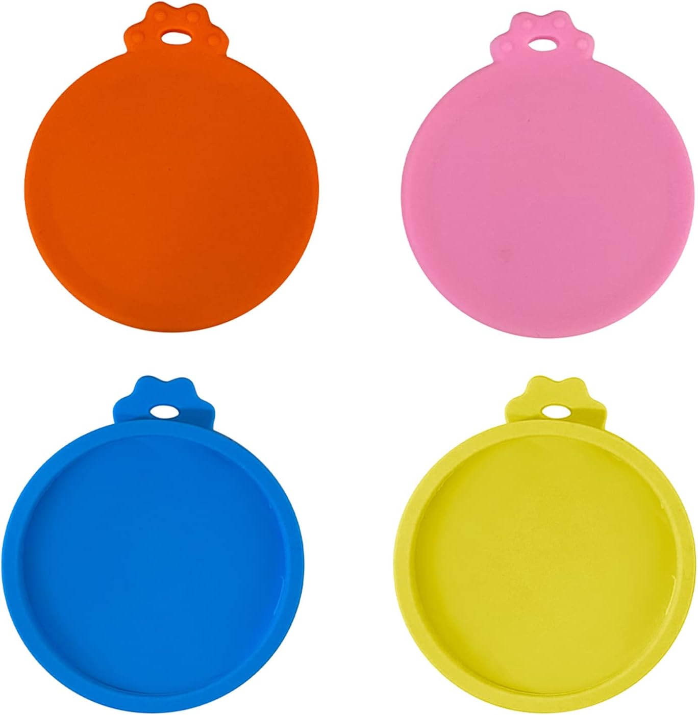 AQSXO 4 Pcs Silicone Small Pet Food Can Lids Covers for 3 Oz & 2.5 Oz Cat Food Cans image number 4