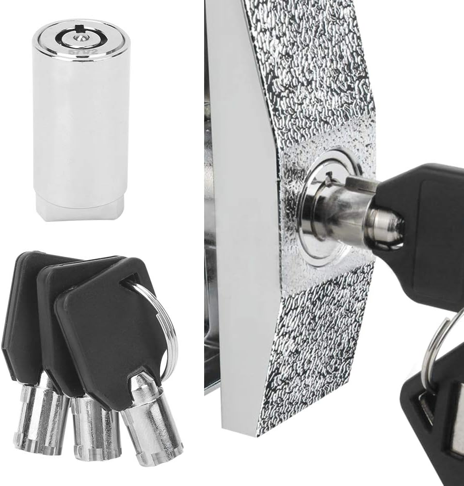 Single Opening Key Zinc Alloy Color Vending Machine Lock Cylinder, Vending Machine Lock and Key for Automatic Selling Machines image number 6