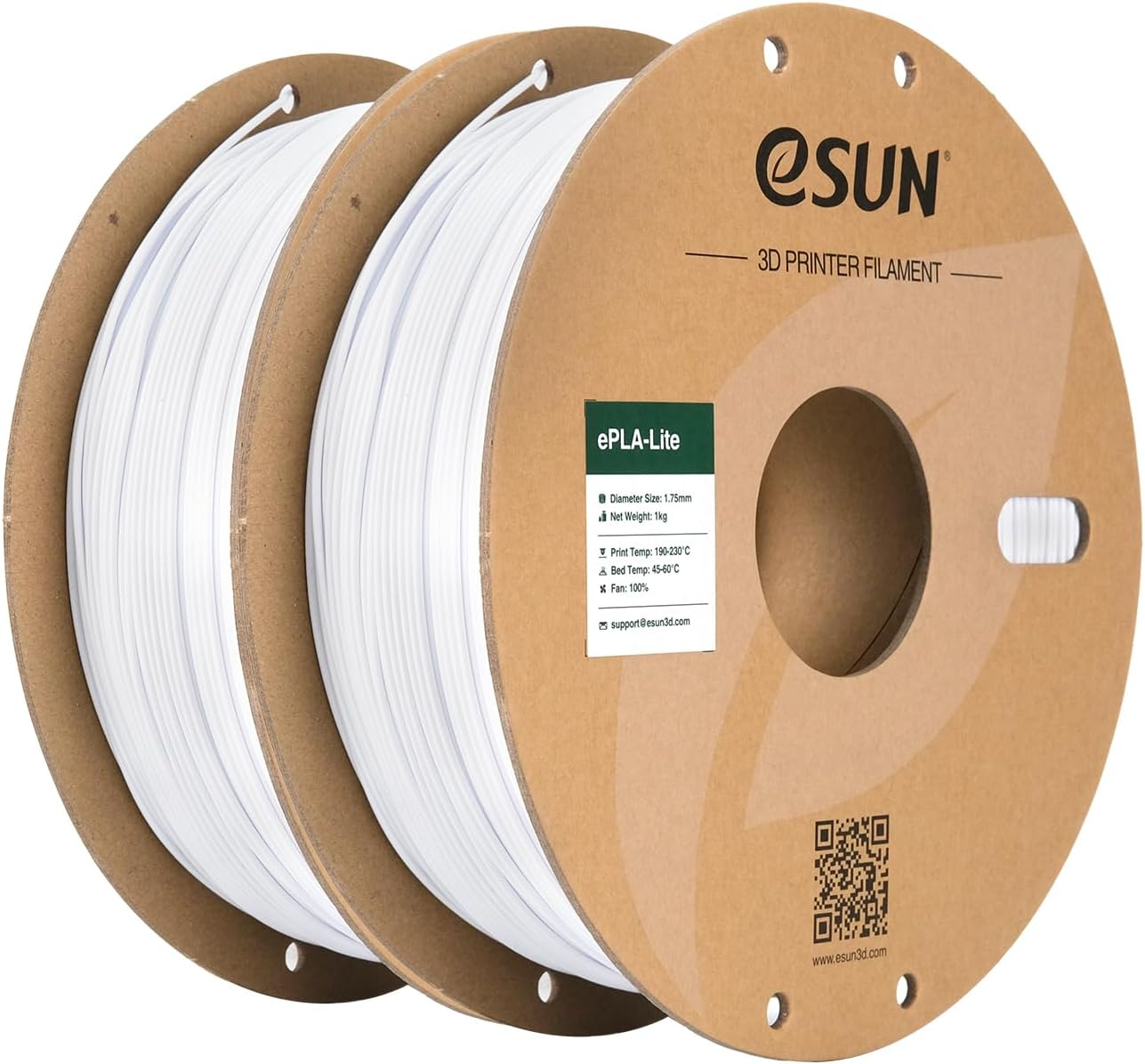 Esun PLA Filament 1.75Mm, 3D Printer Filament Upgraded PLA Filament, Dimensional Accuracy +/- 0.03Mm, 1KG Spool (2.2 LBS) 3D Printing Filament for 3D Printers,Black