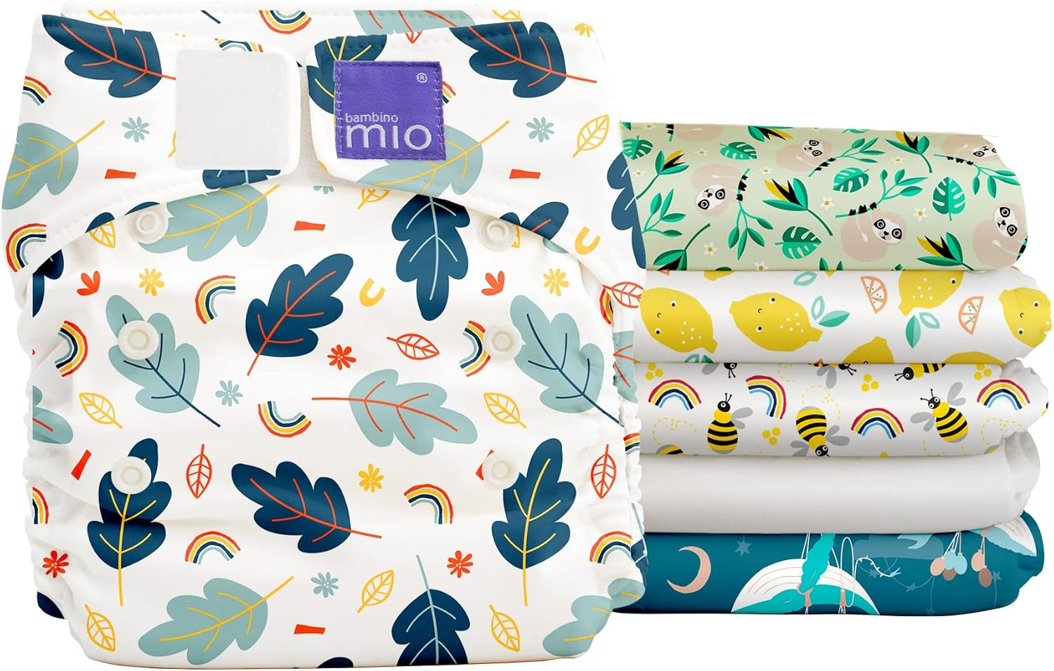 Bambino Mio, Miosolo Cloth Nappy Set, Mixed