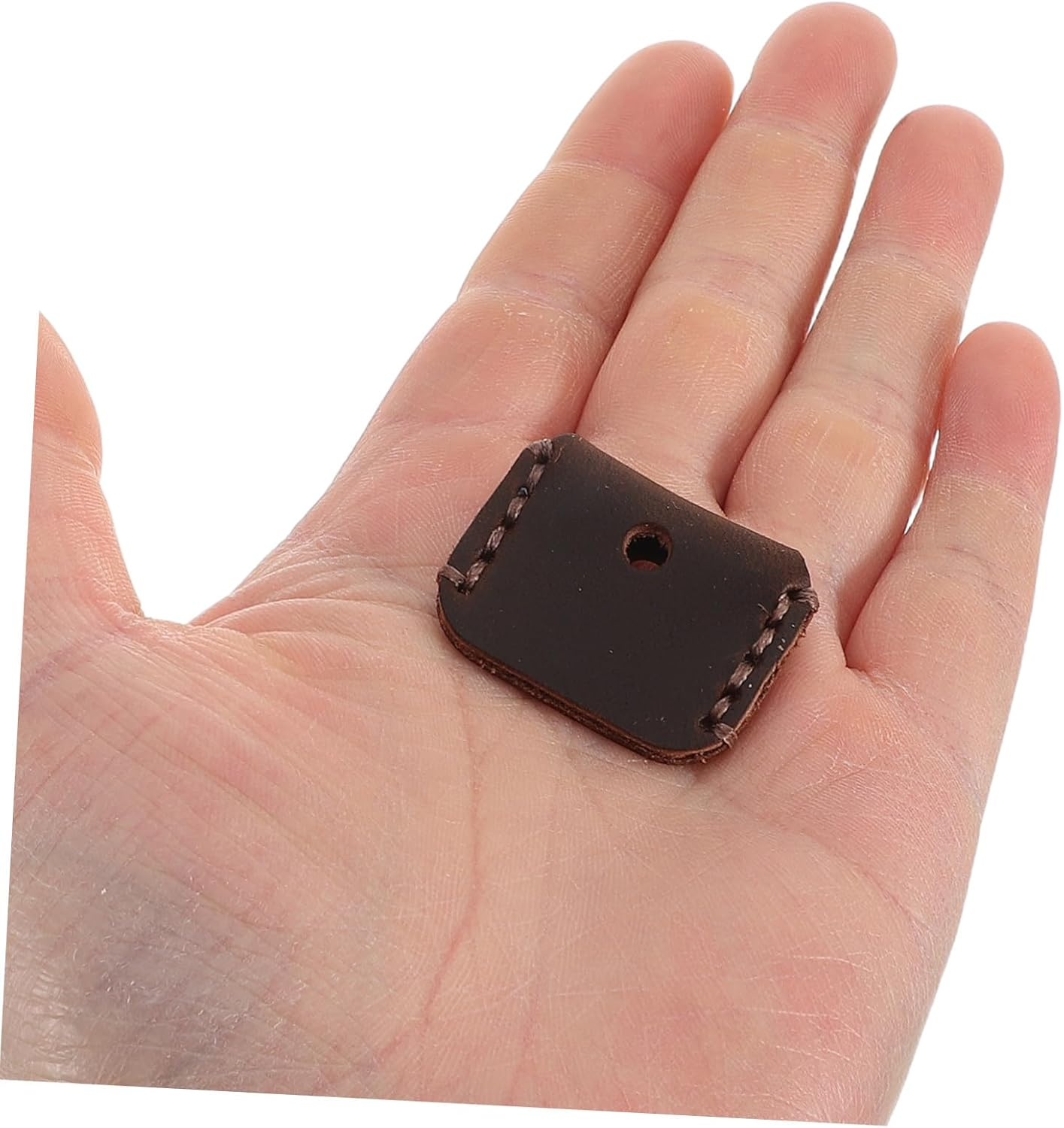 3Pcs Handmade Leather Key Covers Caps Retro Cowhide Key Identifier Protector Stylish Small Gadget Accessories