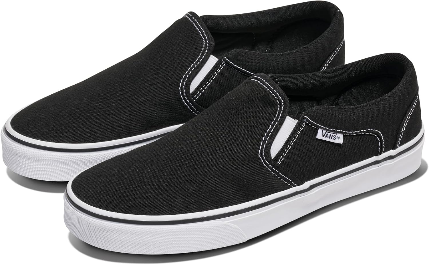 Vans Men'S Asher Slip on Trainers image number 3
