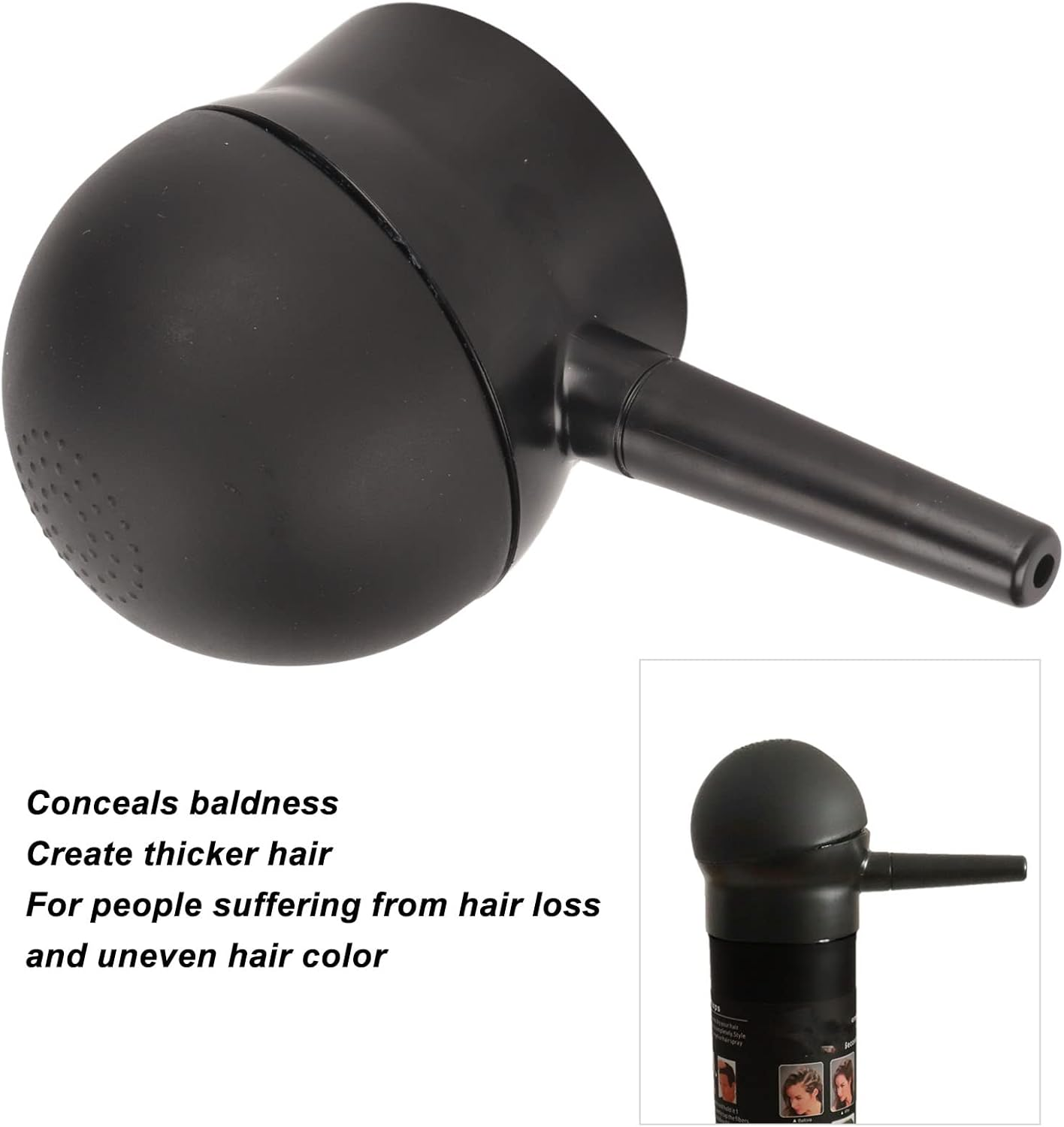 Hair Fiber Spray Applicator, Hair Building Pump Applicator, Hair Fiber Assist Nozzle for Hair Styling image number 1