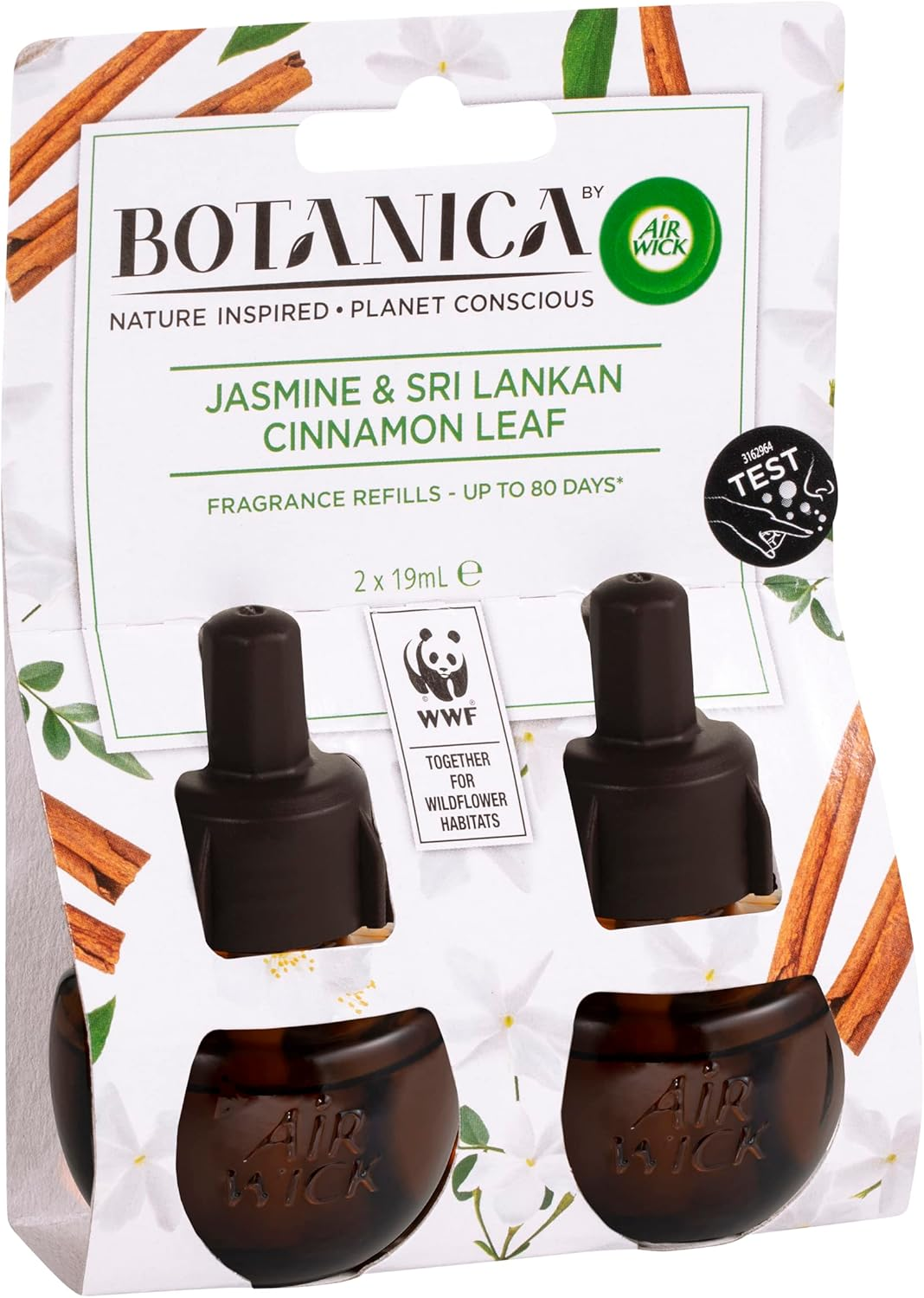 Botanica Jasmine and Sri Lankan Cinnamon Leaf Fragrance Refill 19 Ml (Pack of 2) image number 4
