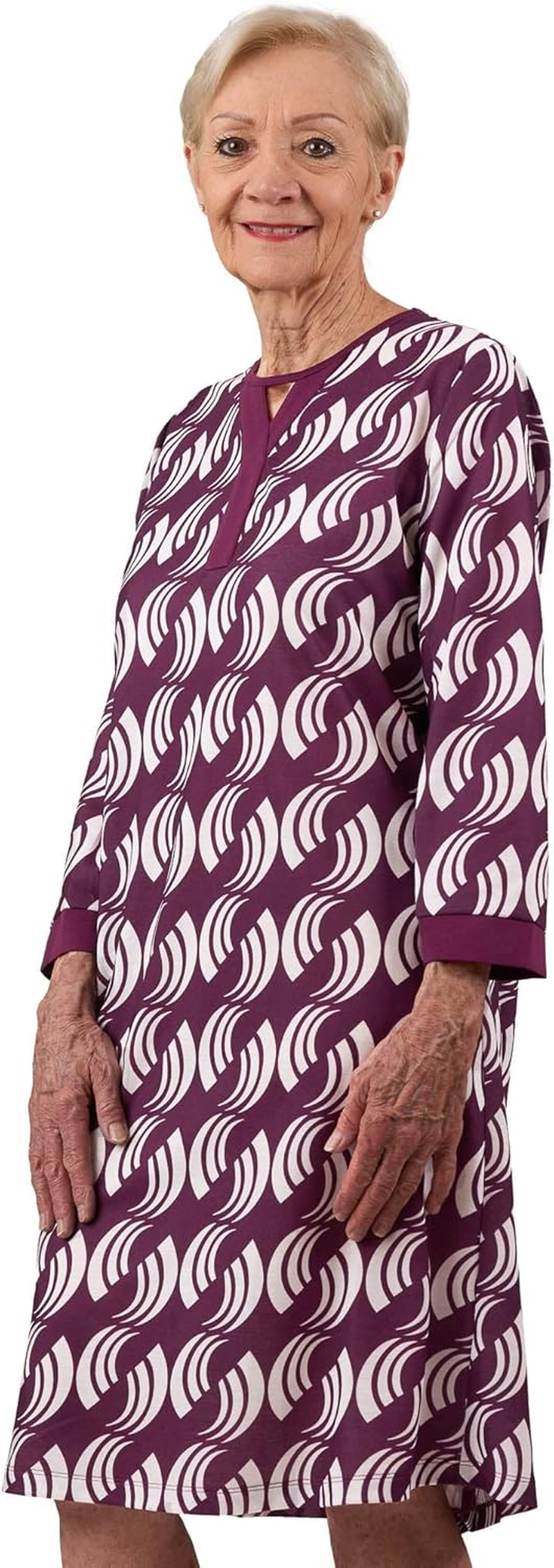 Ovidis Adaptive Dress Open Back Clothing Senior Women - Lisa