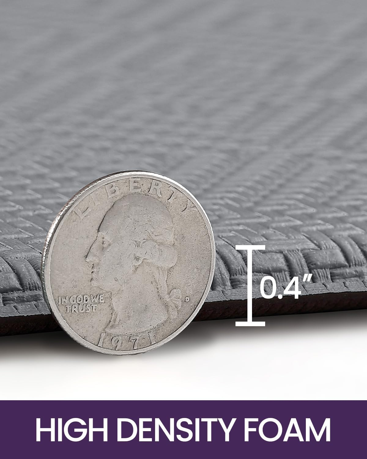 DEXI Kitchen Mats for Floor, Cushioned anti Fatigue, 2 PCS Rug Set, Non Slip Waterproof Comfort Standing Mat, 17"X29"+17"X59", Grey image number 1