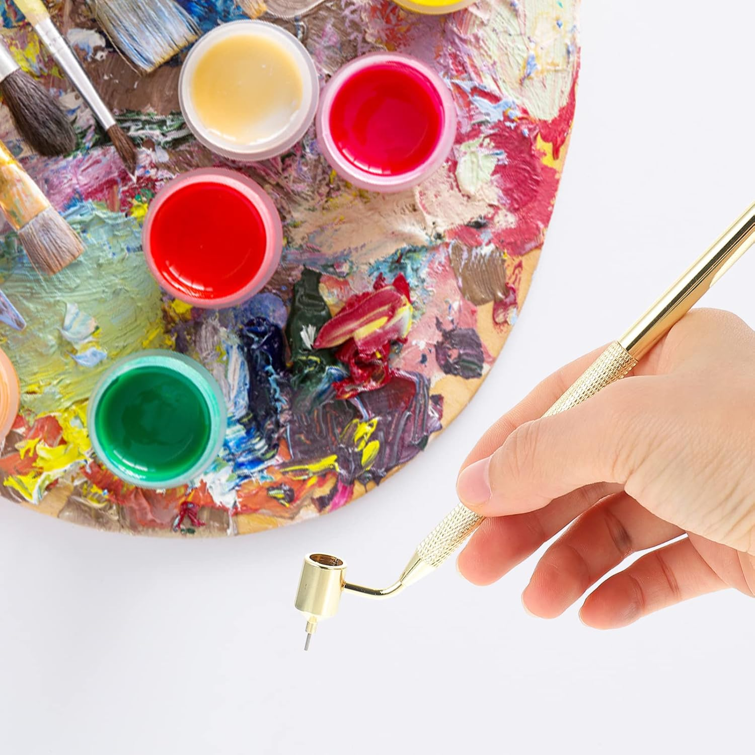 1Pc Precision Paint Pen Fluid Writer Applicator for Art and Scratch Repair Versatile Mending Tool for Drawings And image number 2