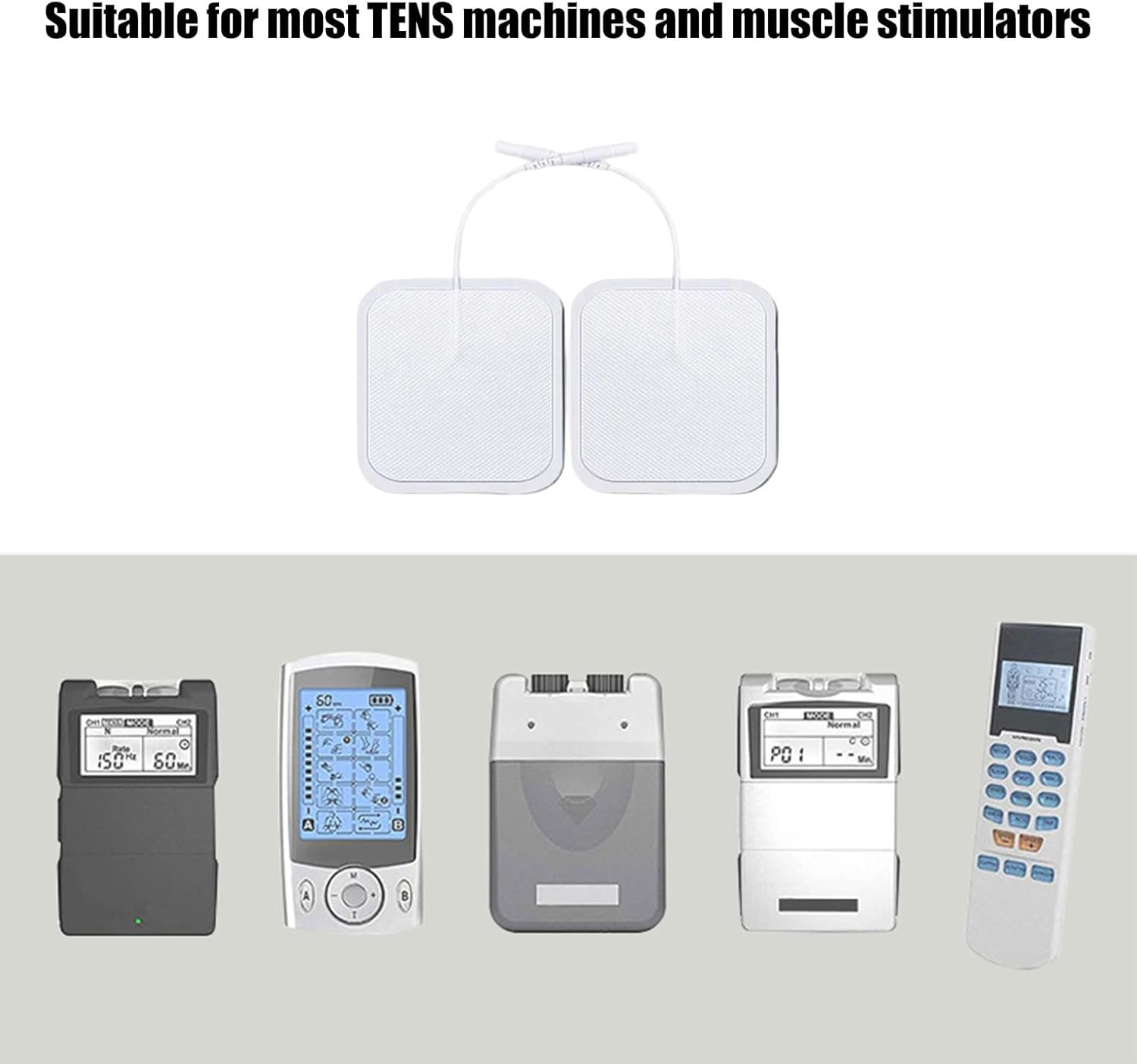 RIBHNXHI Gel Pads Replacement Unit Set Pack for Massager 10 Gel Pads with Strong Adhesive for Pain Relief Therapy image number 2