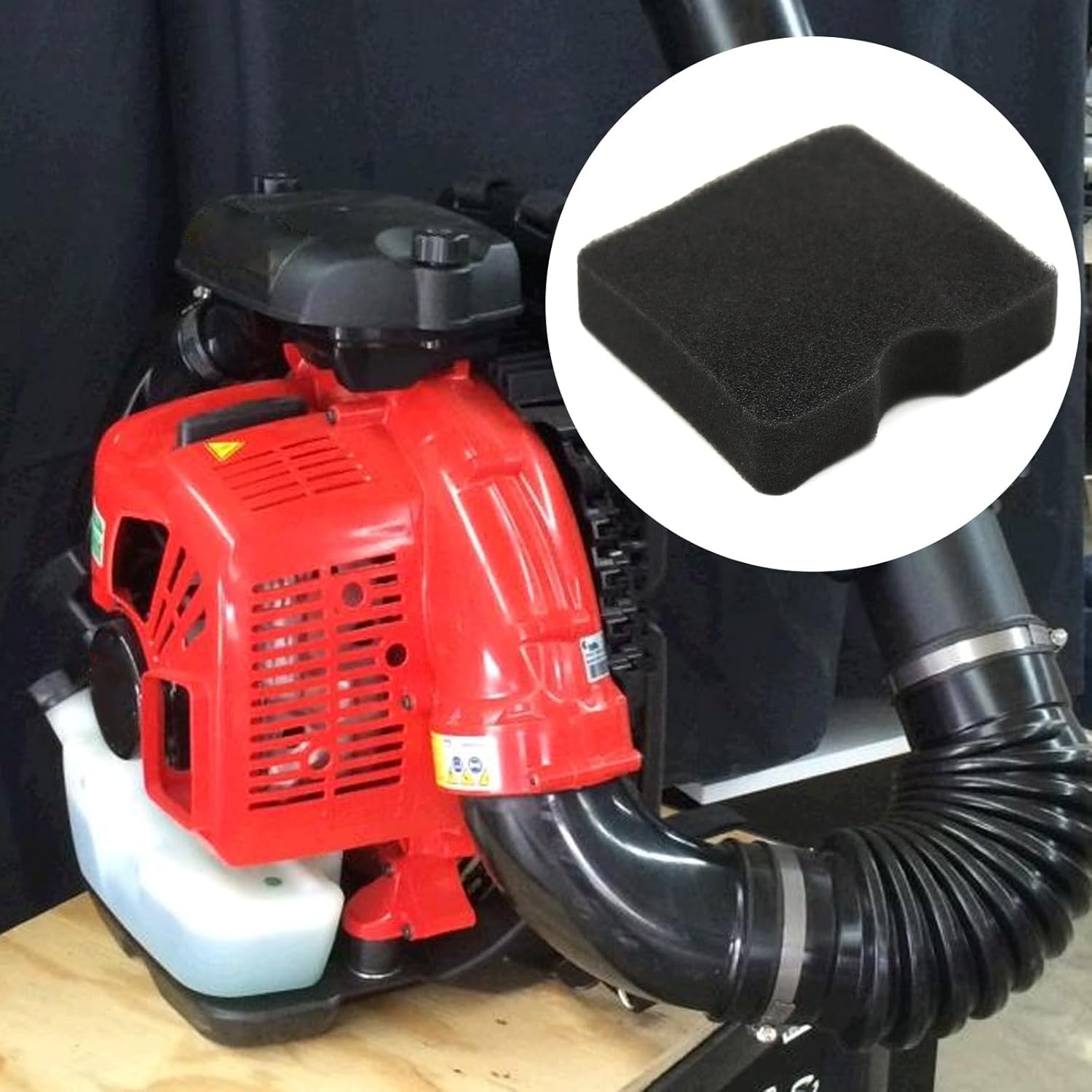 2Pcs 504115301 Air Filter Replacement for Husqvarna 130 BT 130BT 530BT Blowers Replacement for Red Max EBZ3000RH HBZ2601 HBZ2610 Blowers Repl.# 504115301 521751401 image number 5