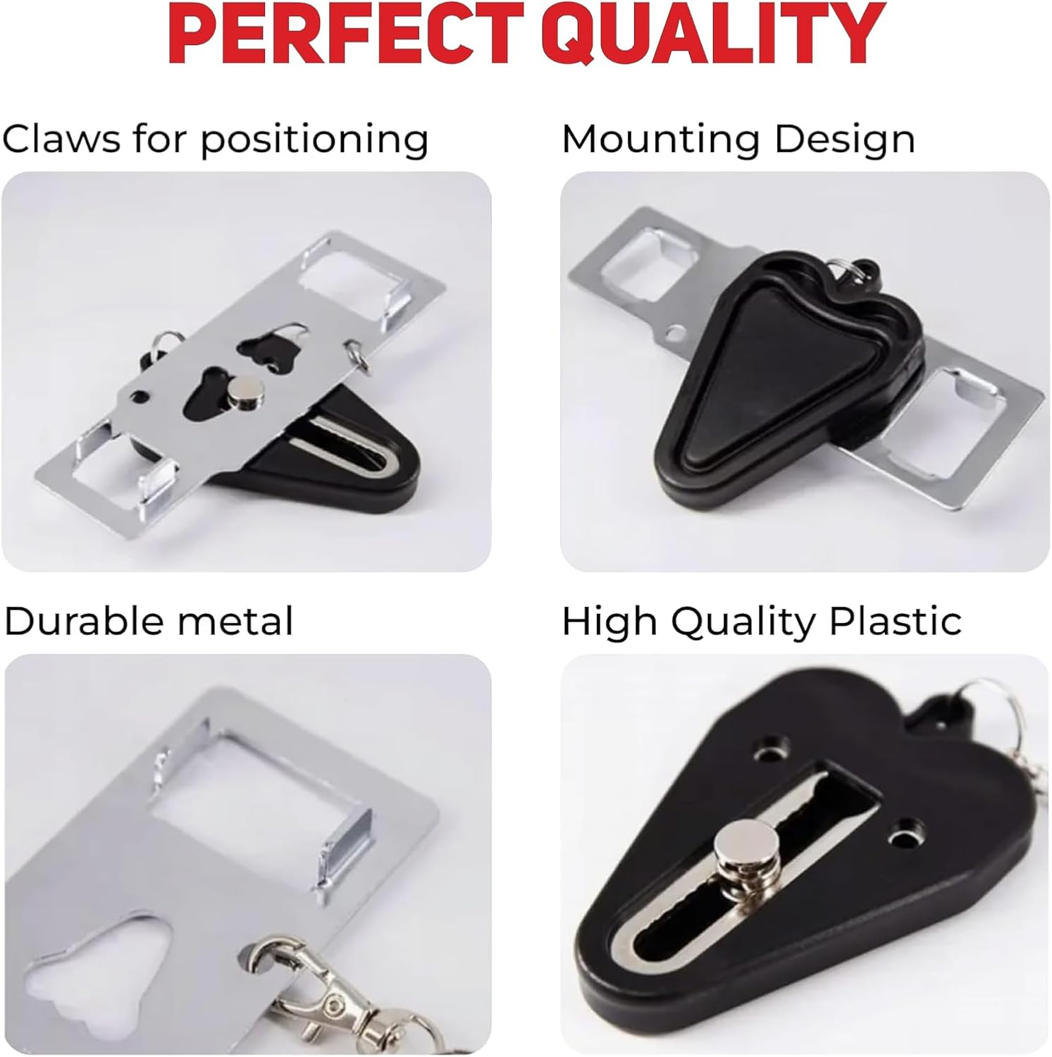 Nlvnmv 4 Pack Portable Door Locks for Travel and Home, Extra Security Lock for Inward-Opening Doors, Prevent Unauthorized Entry in Hotels, Bedrooms, Apartments image number 5