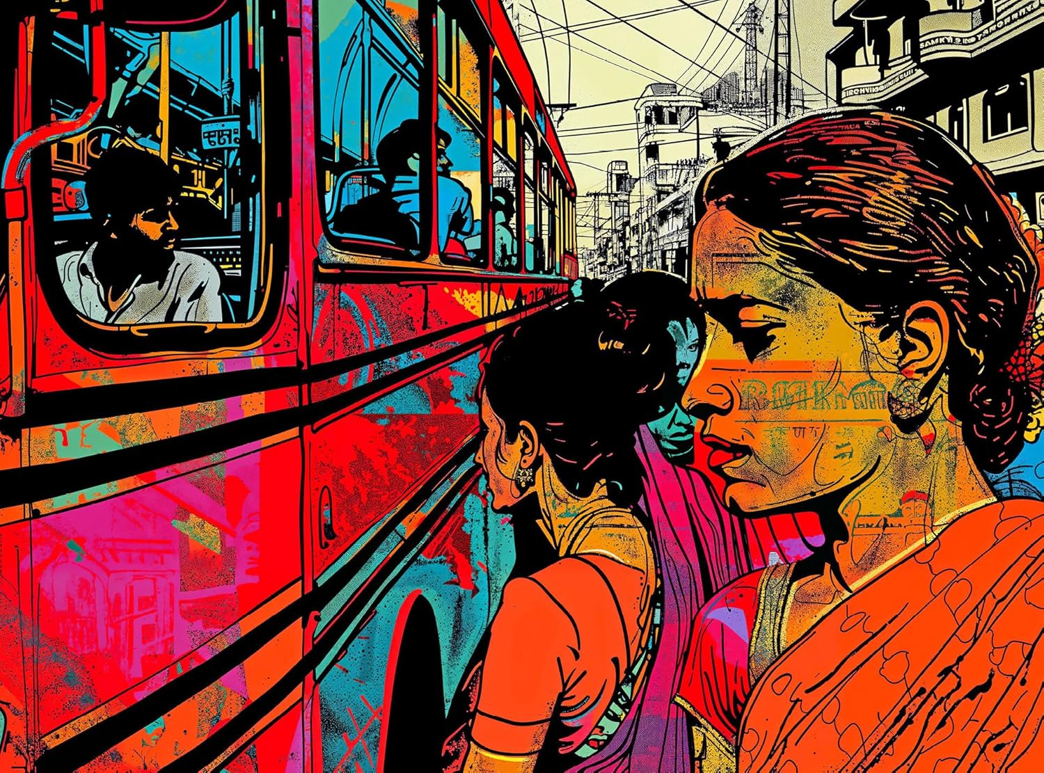 Vibrant Vistas of Lisbon - 1000 Piece Jigsaw Puzzle, Folk Art Style, Eco-Friendly Lisbon Cityscape, Bright, Colourful, Sustainable, Family Friendly Game - Cross & Glory