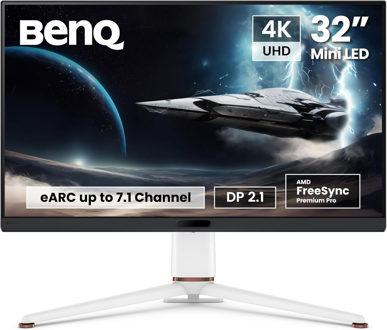 Benq MOBIUZ EX321UX 32" 1152-Zone Mini LED 4K Earc 144Hz 1Ms DP2.1 Gaming Monitor image number 3