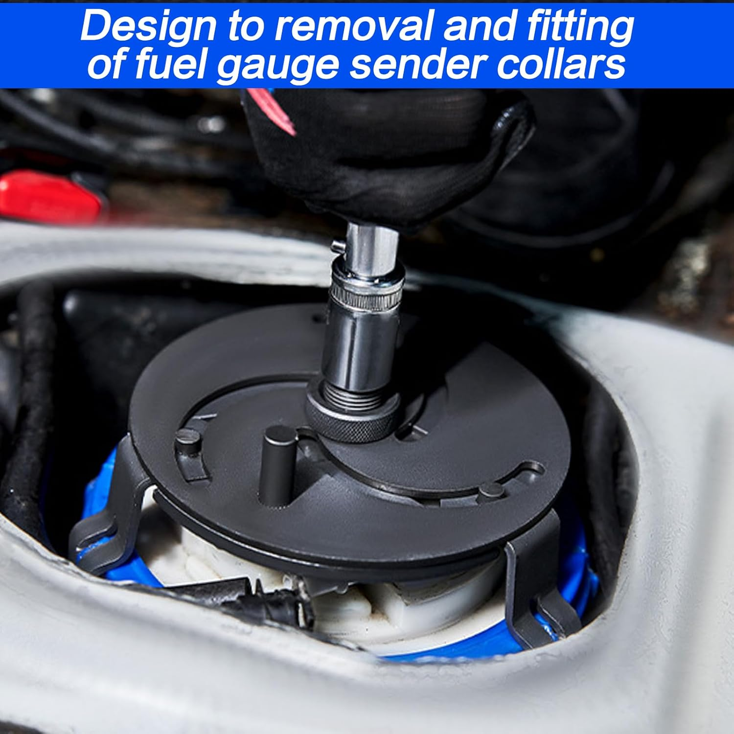 SPEEDWOX 3 Jaws Adjustable Fuel Tank Lid Wrench - Sender and Pump Cover Remove Spanner 100Mm-170Mm image number 3