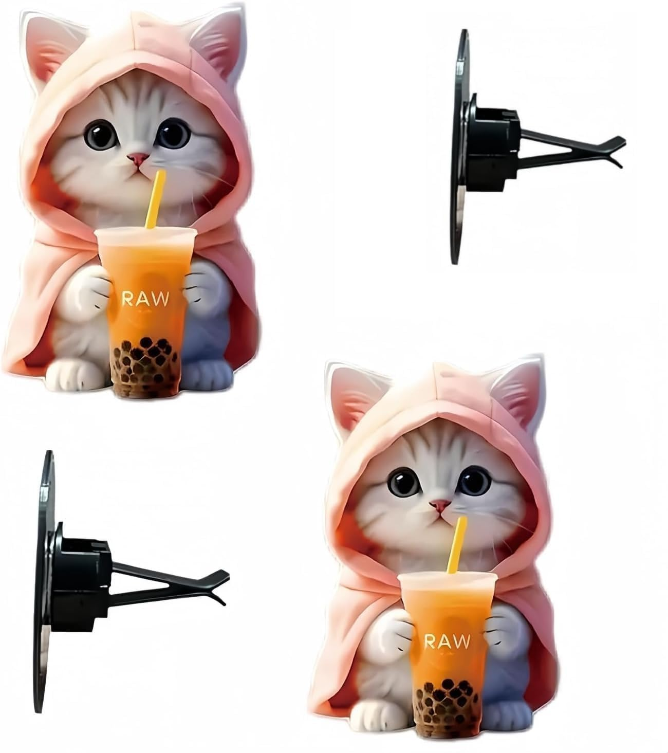 Shoyisenka Cartoon Air Freshener for Car | Cartoon Lovely Auto Vent Clip Diffuser - Sea Smell Car Cartoon Aromatherapy Diffuser Automotive Interior Accessories (Color, A) image number 6