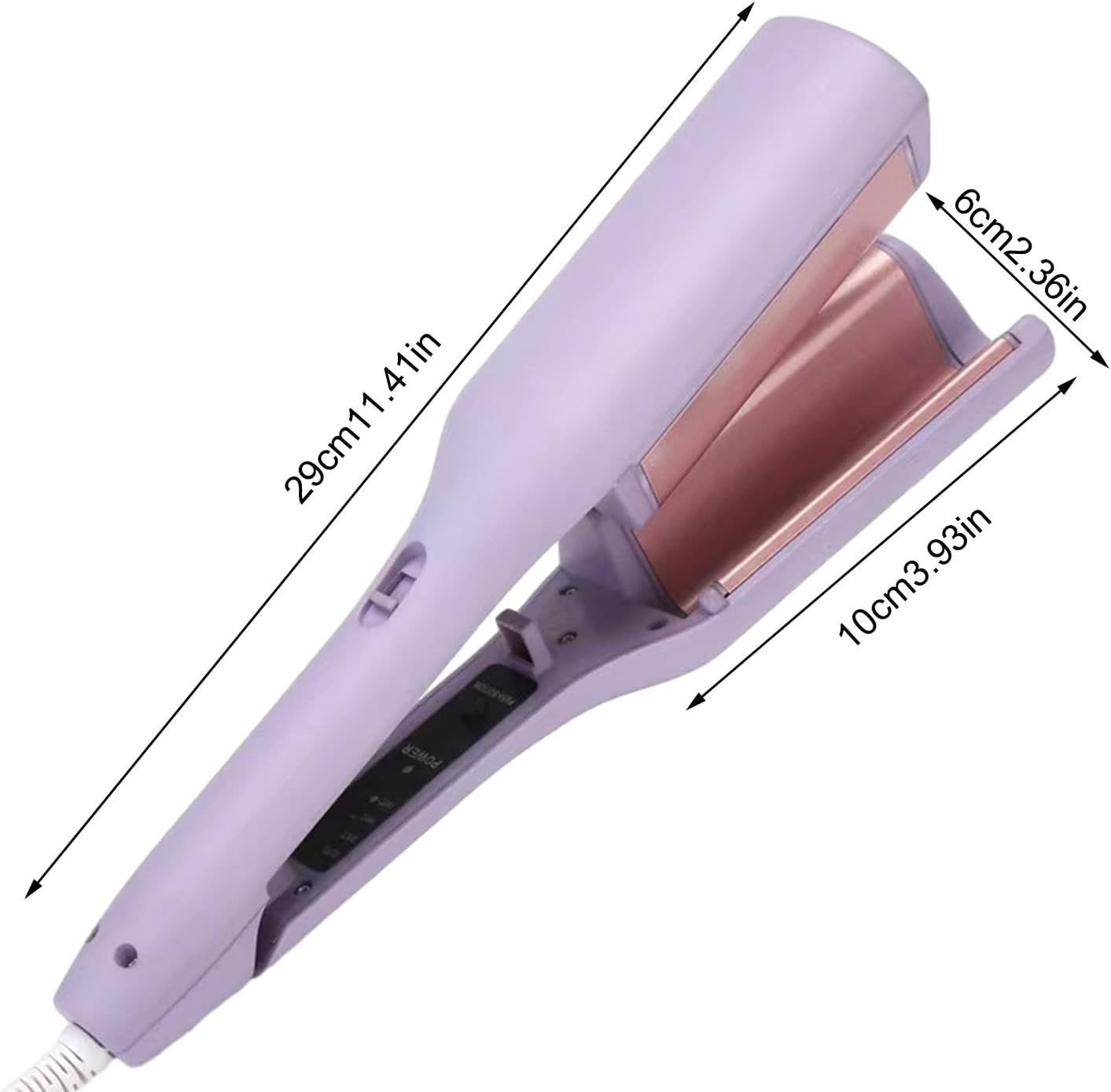 BORATO Hair Waver Curling Iron | 32Mm Ceramic Heated Waver | Portable Hair Curler, Hairstyle Iron for Home, Colleague, Dorm, Spa Center, Salon image number 5