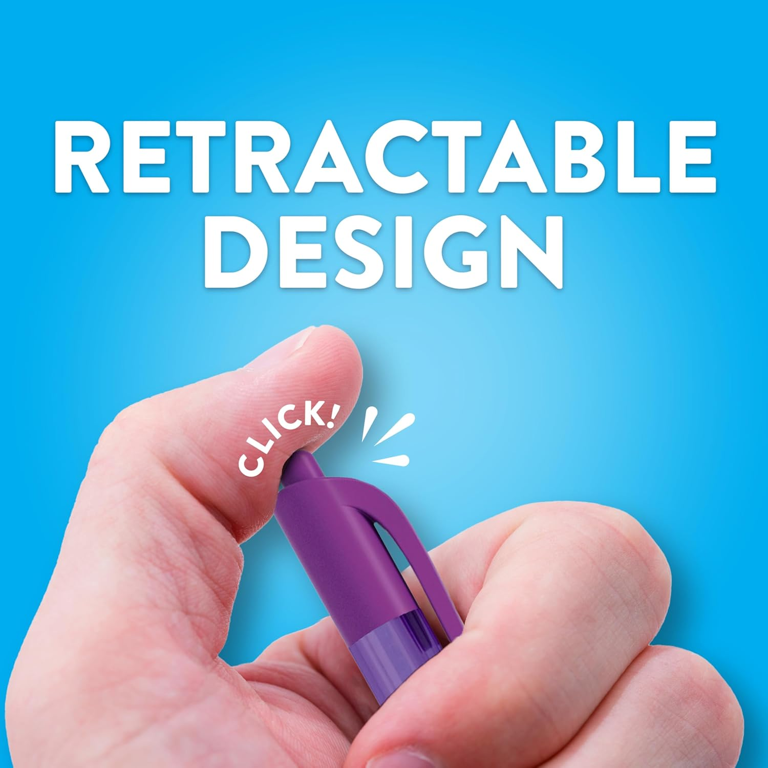 Paper Mate Inkjoy 100RT Retractable Ballpoint Pens | Medium Point (1.0Mm) | Black | 20 Count image number 7