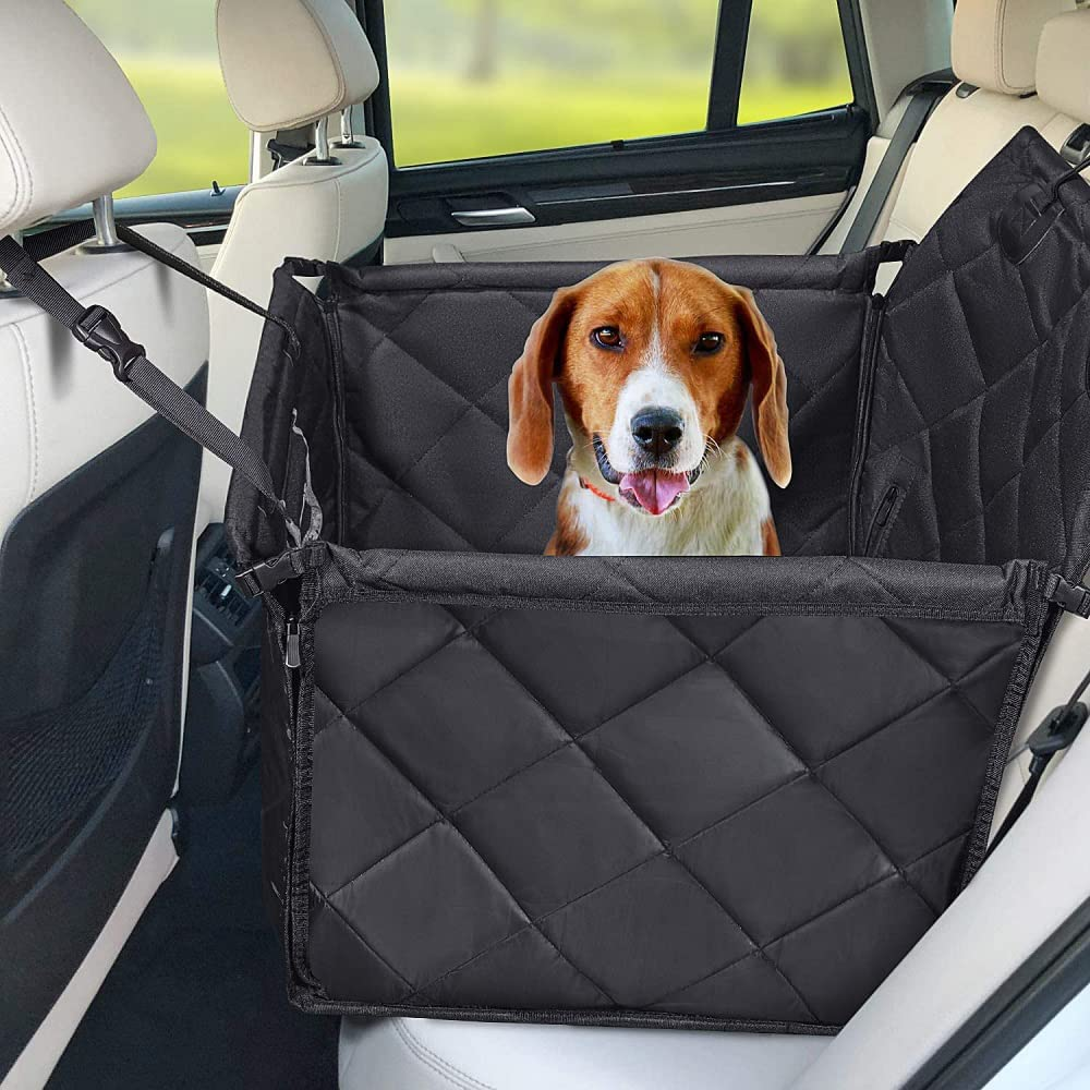All-Season Pet Car Seat for Small&Medium Dogs,Foldable Dog Booster Seat for Car Back Seat,Dog Car Seats Puppy Carrier Fits Cars/Trucks/Suv 59Cm(L) *48Cm(W)*50Cm(H) image number 5