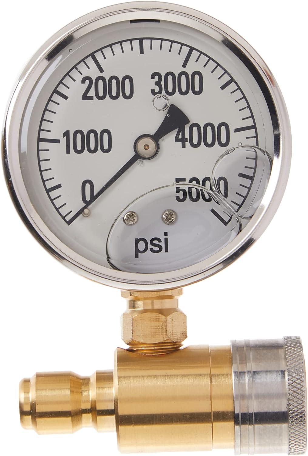Northstar Pressure Washer Pressure Gauge - 5000 PSI, 3/8In. Fitting image number 6