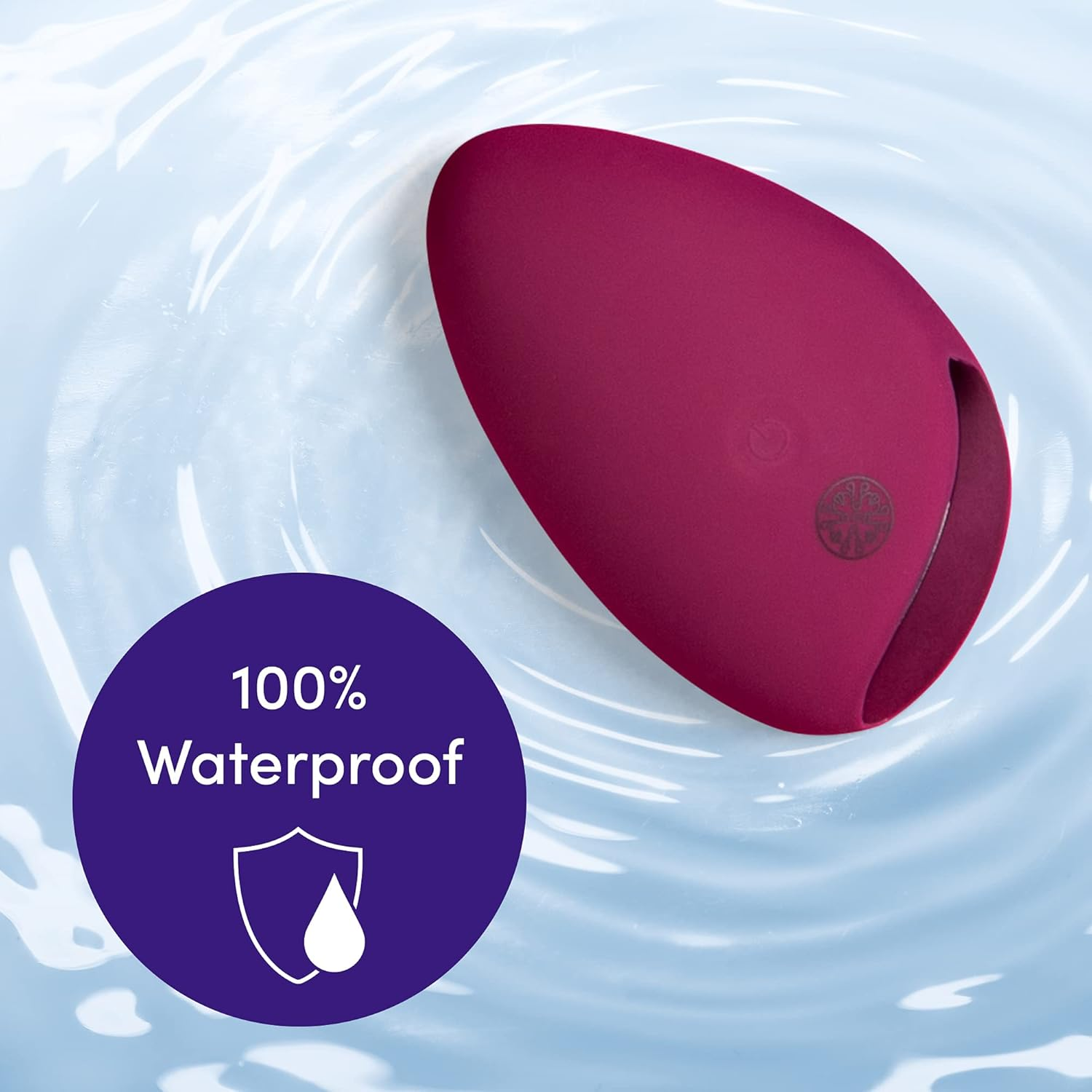 Lovehoney Mantric Purple Pebble Vibrator with 7 Functions - Whisper Quiet and Powerful - USB Rechargeable & 100% Waterproof - 3.5 Inch