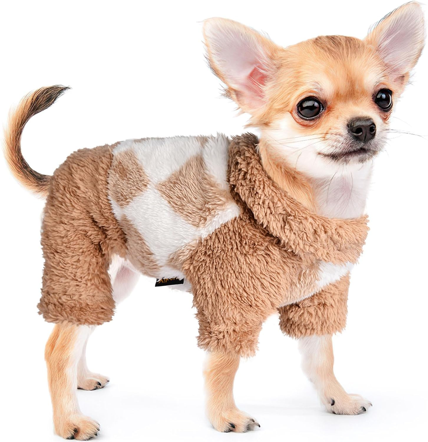 Sebaoyu Dog Onesie for Small Dogs, Chihuahua & Yorkie, Extra Small, Yellow, Duck Pattern