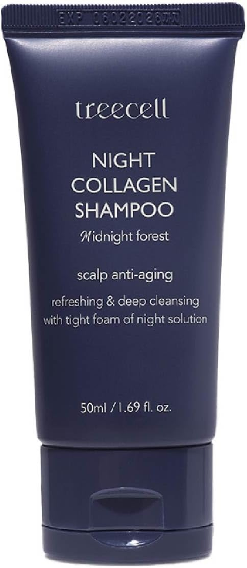 TREECELL Midnight Forest Night Collagen Shampoo (For Oily & Sensitive Scalp & Deep Cleansing) 50Ml image number 3